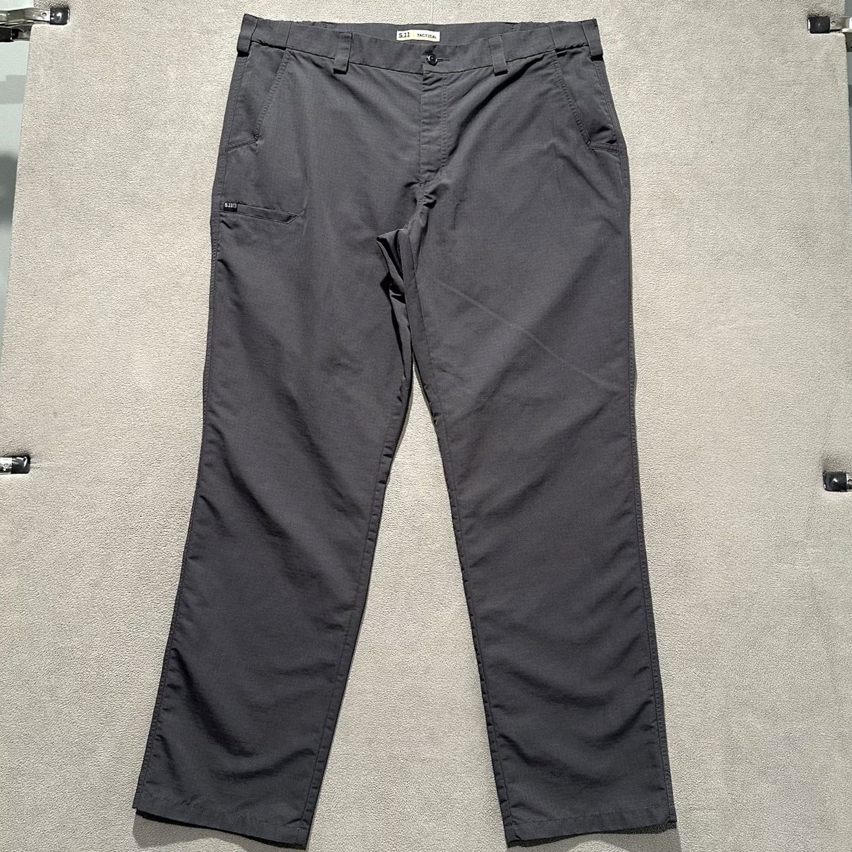Vintage 5.11 Tactical Pants Mens Gray Ripstop 40x34 (Fits 41x33) FAST-TAC URBAN 74461 Workwear Size US 40 / EU 56 - 2 Thumbnail