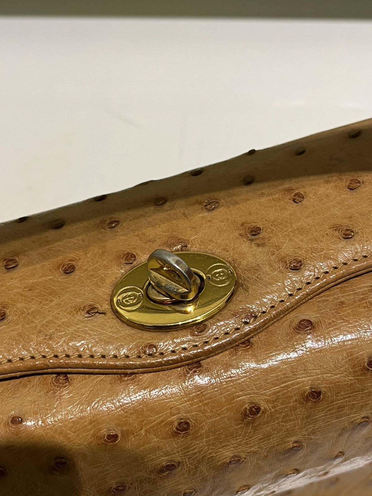 Gucci Gucci ostrich handbag Size ONE SIZE - 4 Thumbnail