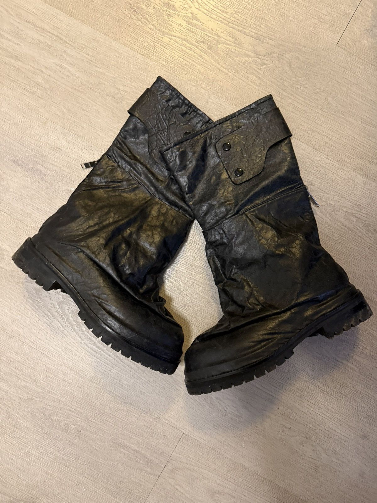 424 424 Dragonrider Marathon Boots Black Size US 9 / EU 42 - 1 Thumbnail