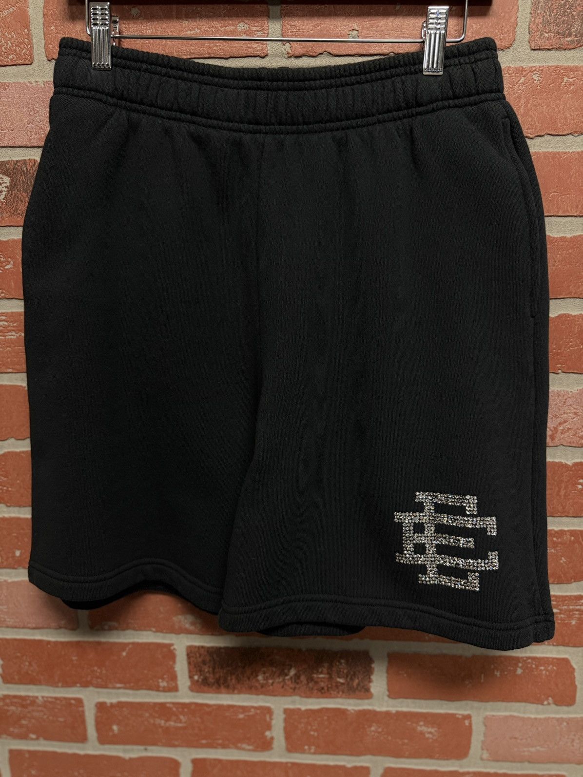 Eric Emanuel × Swarovski Eric Emanuel Swarovski Crystal Stones Shorts Size S (NEW) Size US 29 - 2 Thumbnail