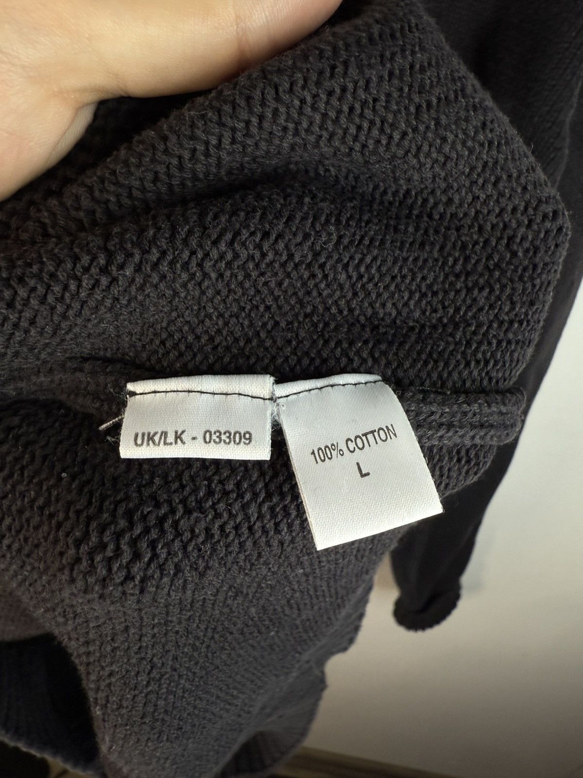 Yves Saint Laurent Black YSL Sweater Knit Big Logo Turtleneck YSL Sweatshirt Size US L / EU 52-54 / 3 - 5 Thumbnail
