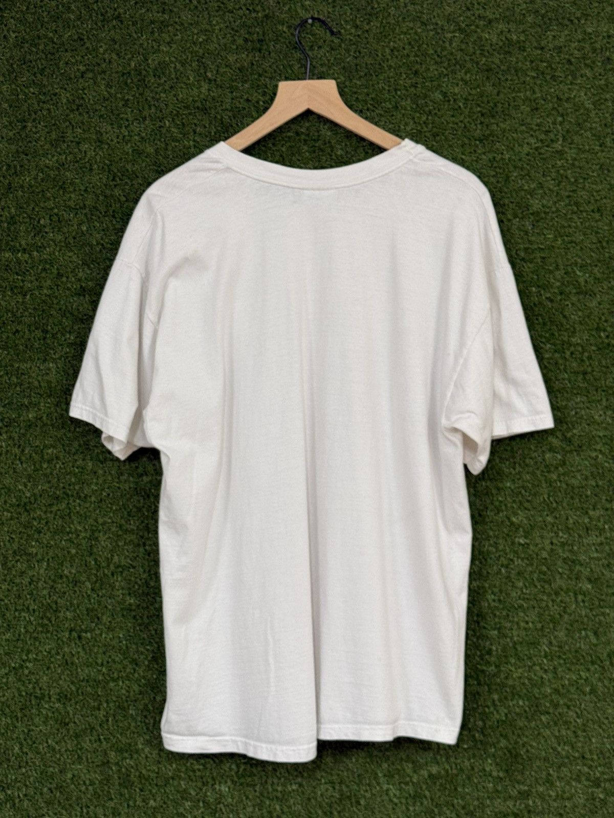Hanes Vintage Hanes Wells Fargo Banking Logo Wagon Tee Heavyweight Size US XL / EU 56 / 4 - 5 Thumbnail