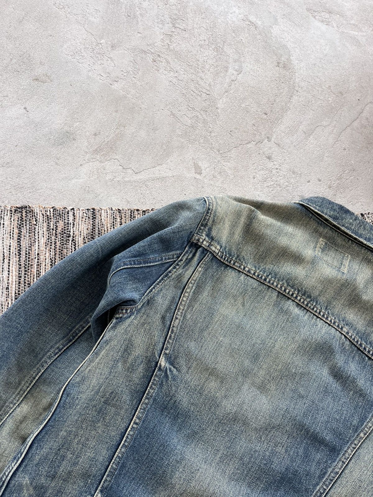 Polo Ralph Lauren Vintage Polo Ralph Lauren Avantgarde Faded Y2K Denim Jacket Size US S / EU 44-46 / 1 - 12 Thumbnail