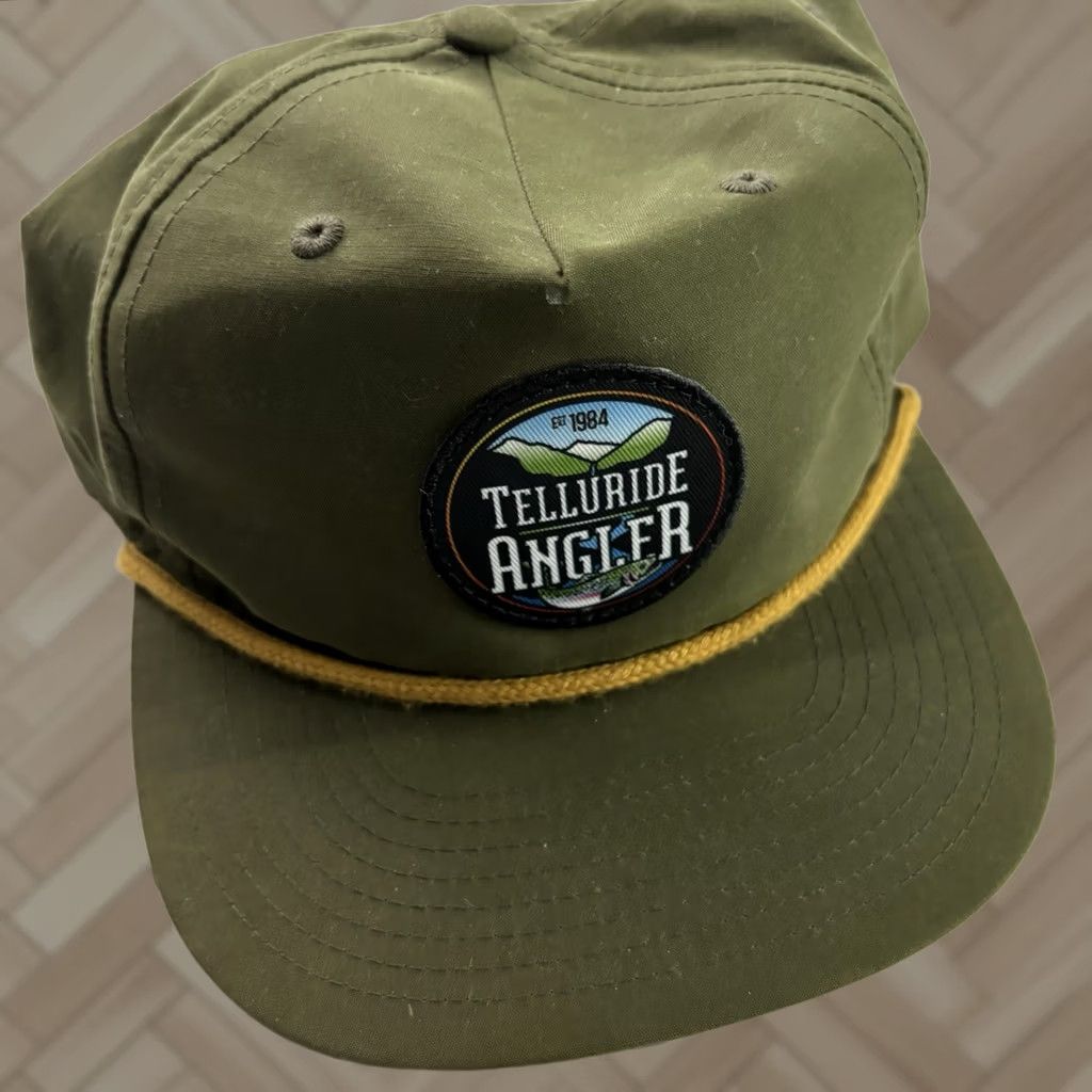 Vintage Telluride Angler Richardson Green Rope Hat Snapback Adjustable Men Baseball Cap Size ONE SIZE - 1 Thumbnail