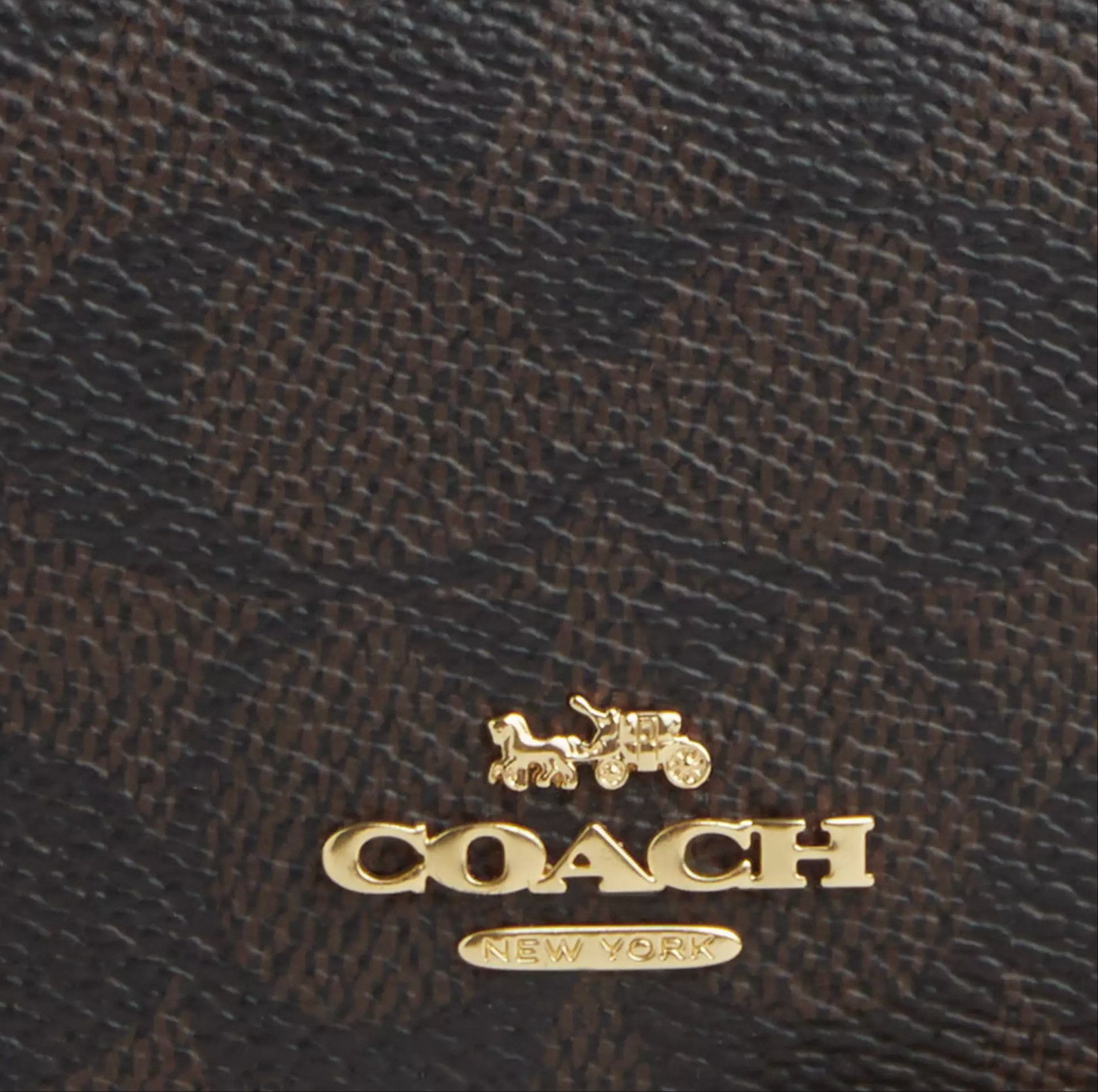 Coach Mini Wallet On A Chain In Signature Canvas CZ278 Size ONE SIZE - 6 Thumbnail