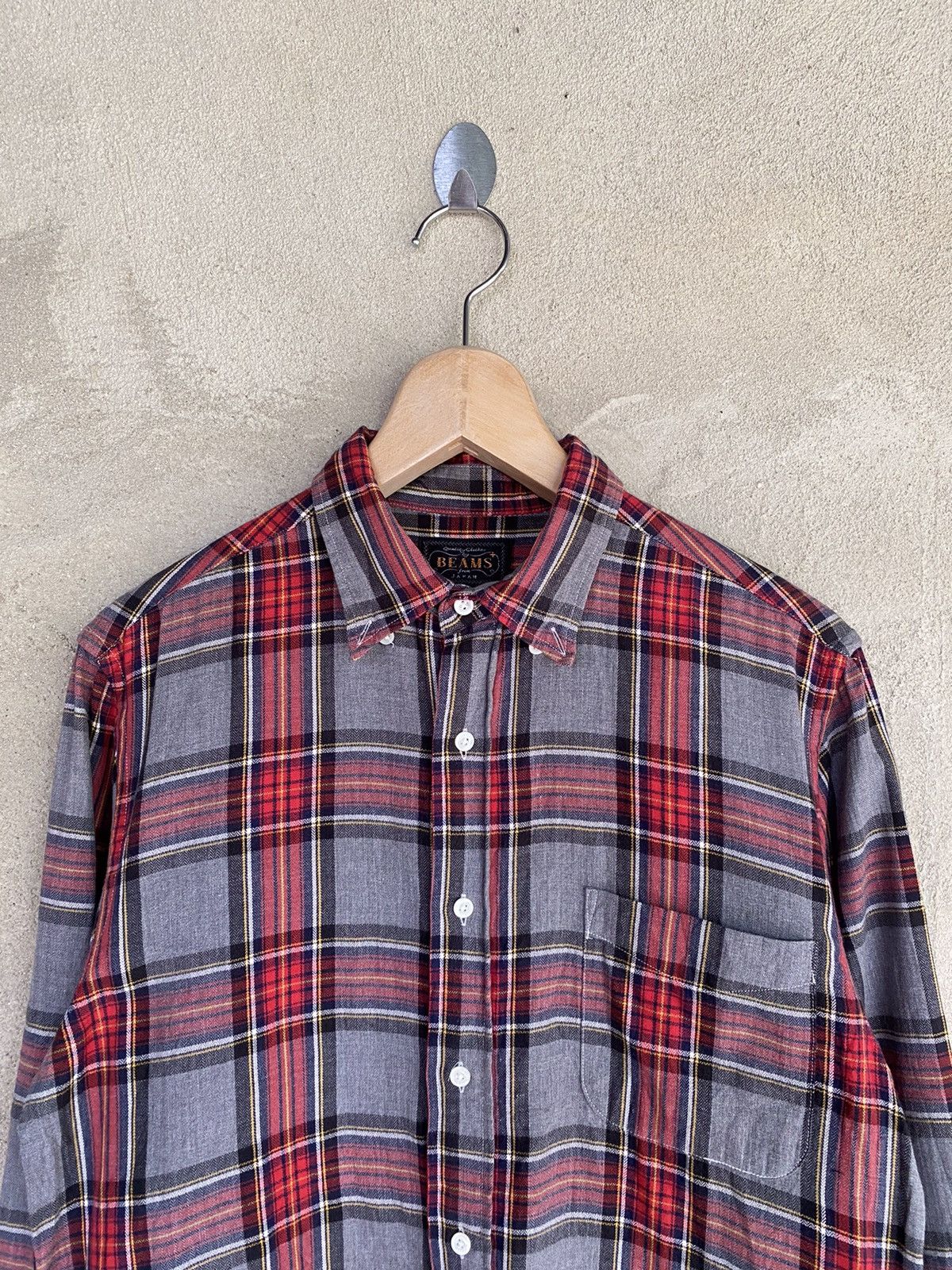 Beams Plus Japanese Brand Beams Plaid Tartan Flannel Shirt Size US S / EU 44-46 / 1 - 3 Thumbnail