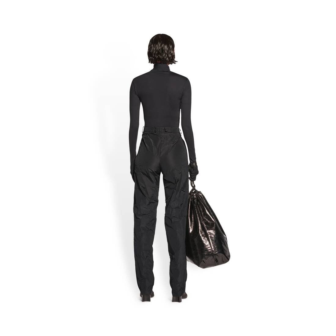 Balenciaga o1bcso1str1124 Dup / Packable Pants in Black Size 26" / US 2 / IT 38 - 4 Thumbnail