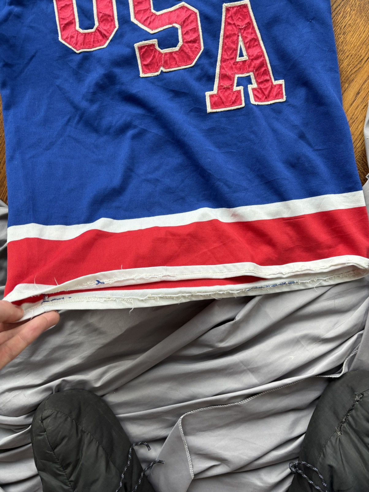 USA Olympics × Vintage 1984 Team USA Hockey Jersey 1980s Vintage Cooper Patches Size US S / EU 44-46 / 1 - 11 Thumbnail