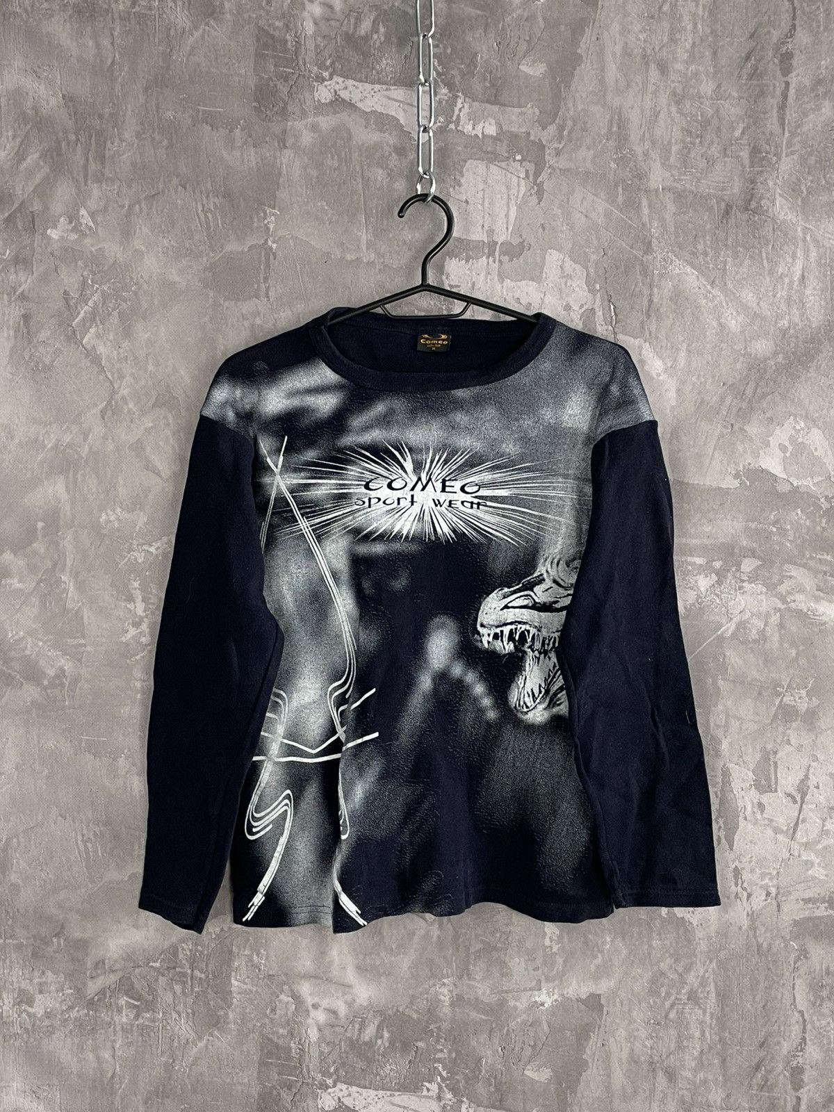 Japanese Brand × Vintage Y2K Glamour Avant Garde Graphic Dragon Long Sleeve Size US M / EU 48-50 / 2 - 1 Thumbnail