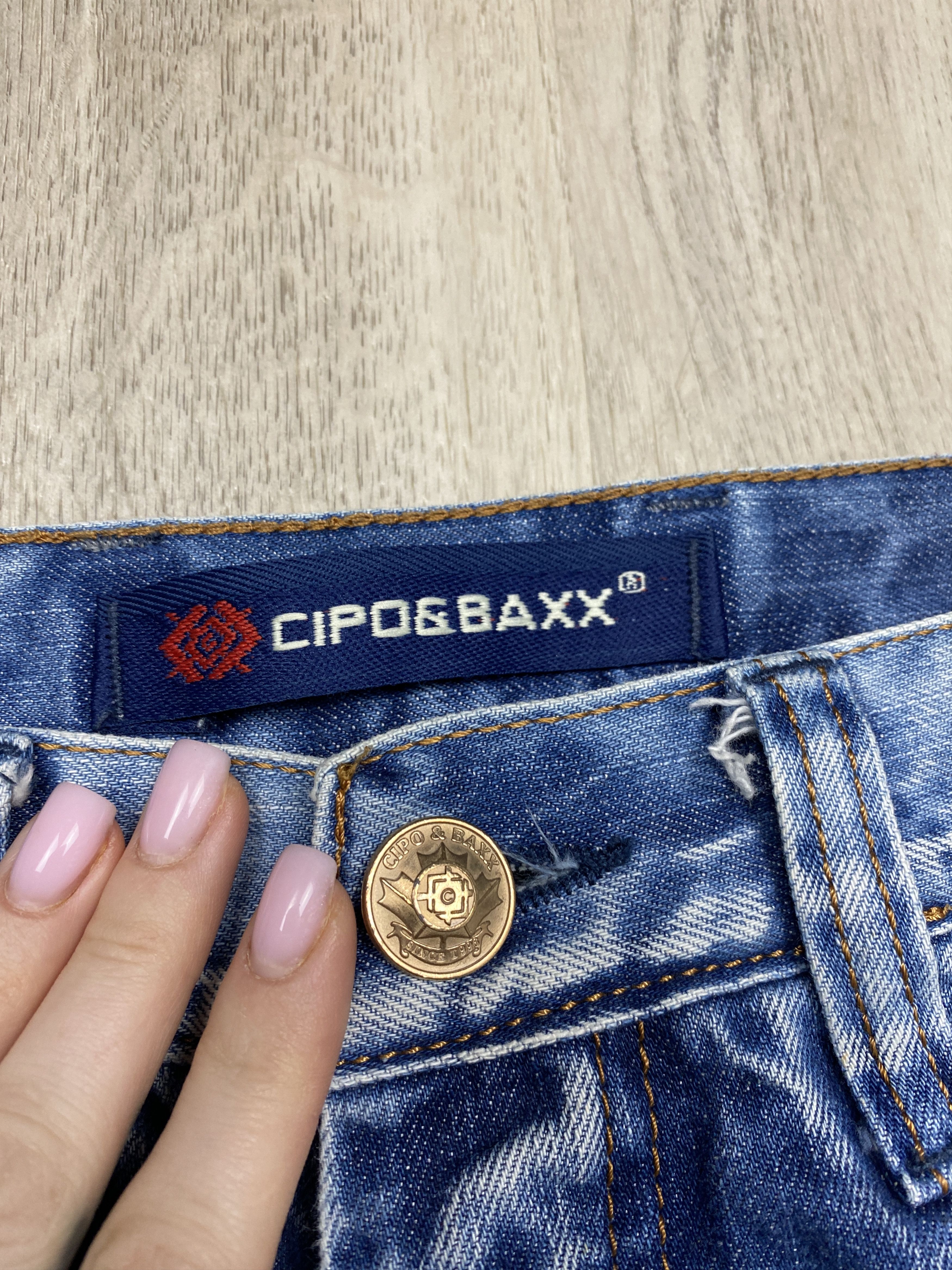If Six Was Nine Cipo & Baxx Distressed Denim Vintage Rap Pants Jeans Size US 29 - 7 Thumbnail