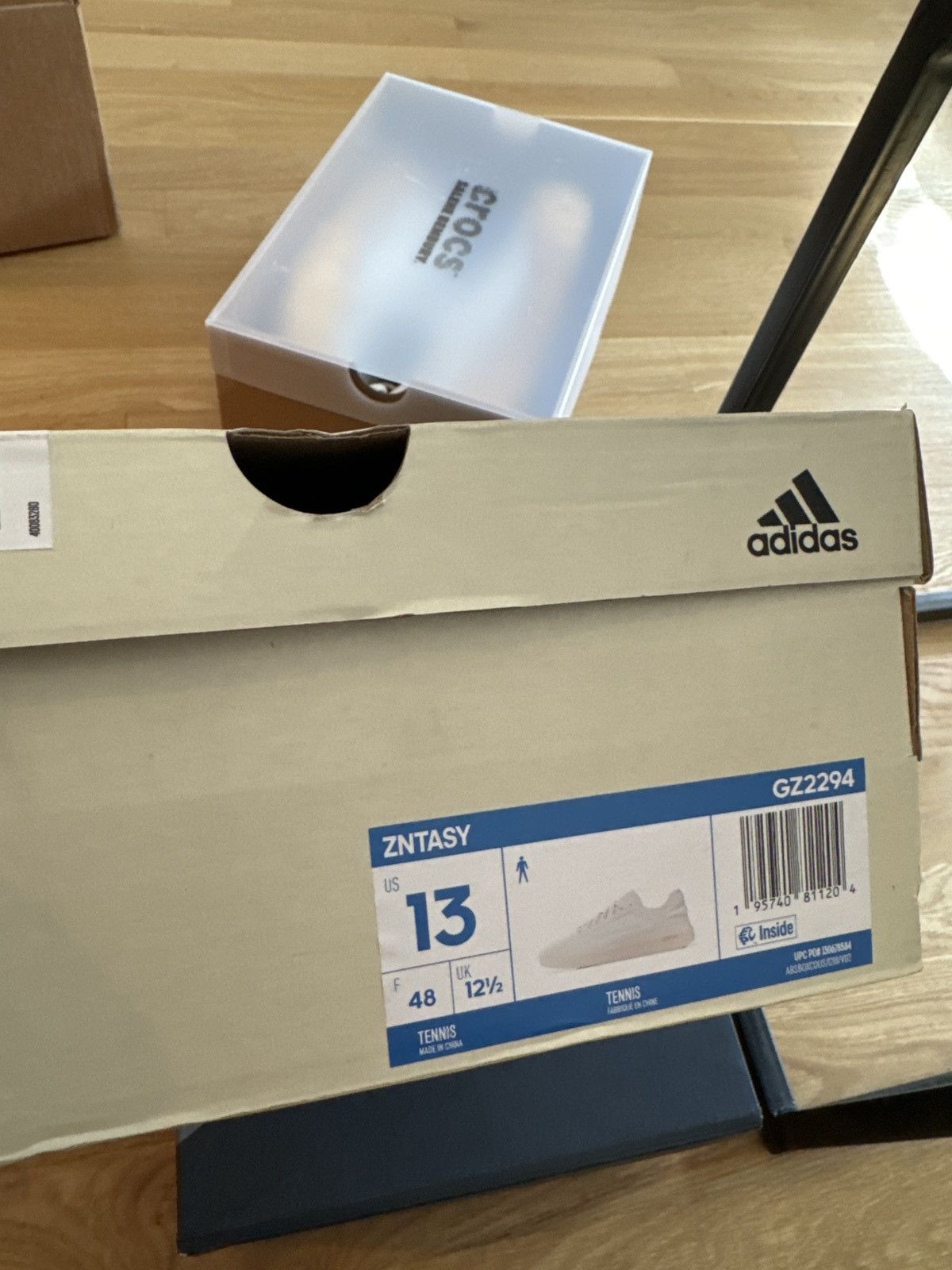 Adidas Adidas Zntasy white / pink size 13 Size US 13 / EU 46 - 6 Thumbnail