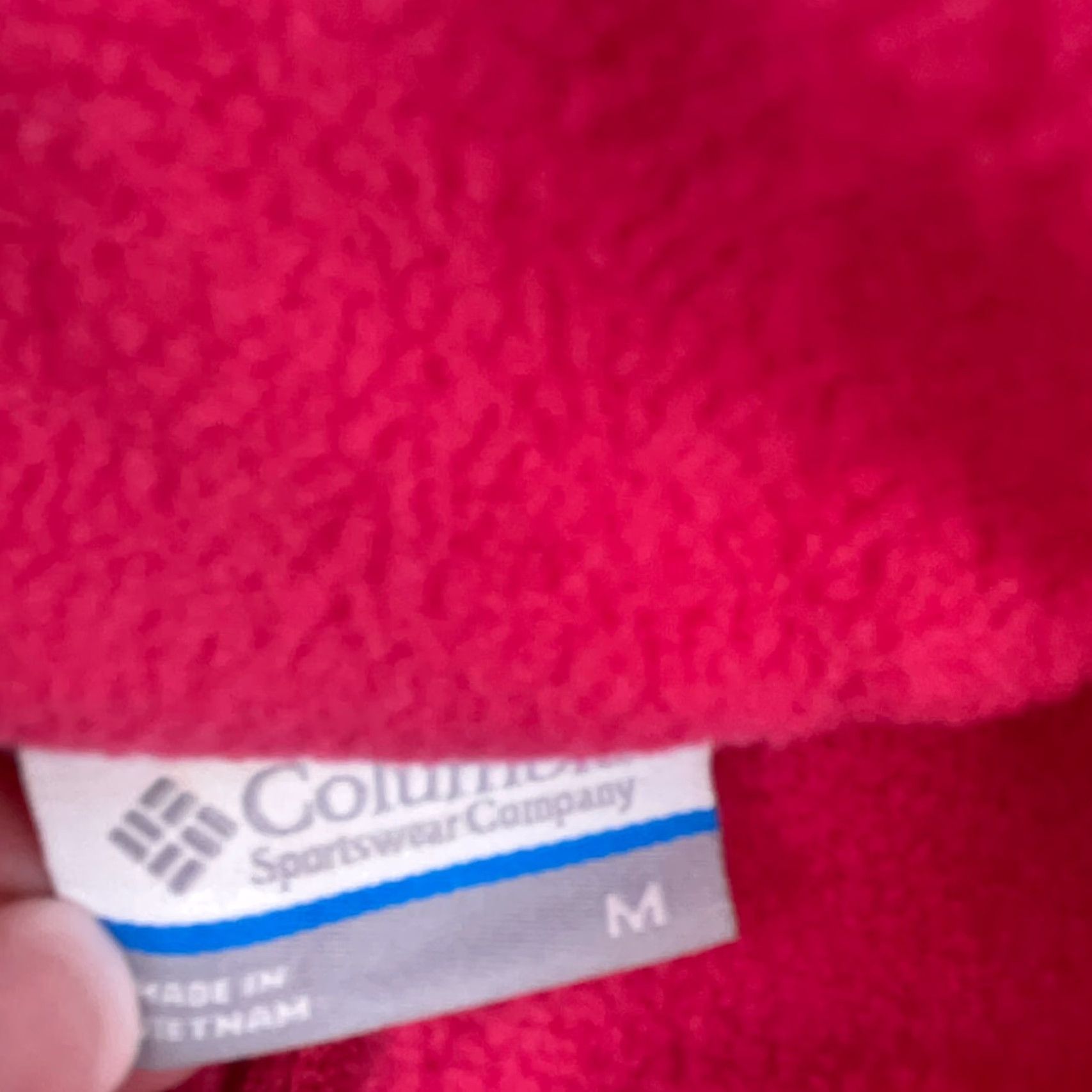 Pinko VINTAGE Columbia Jacket Women M Pink Fleece Full Zip Embroidered Logo Zipper Short Length All Seasons Size M / US 6-8 / IT 42-44 - 6 Thumbnail