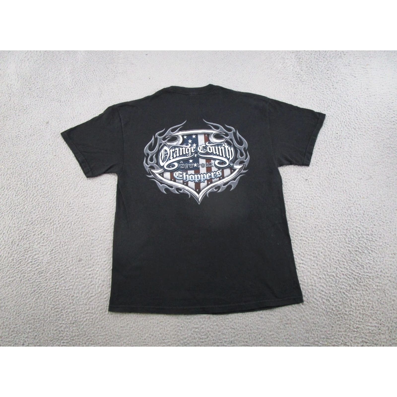 Vintage VINTAGE Orange County Choppers T-Shirt Men’s Black 2003 Y2K Graphic Print Short Sleeve Crew Neck Size L Mockups? Size US L / EU 52-54 / 3 - 4 Thumbnail