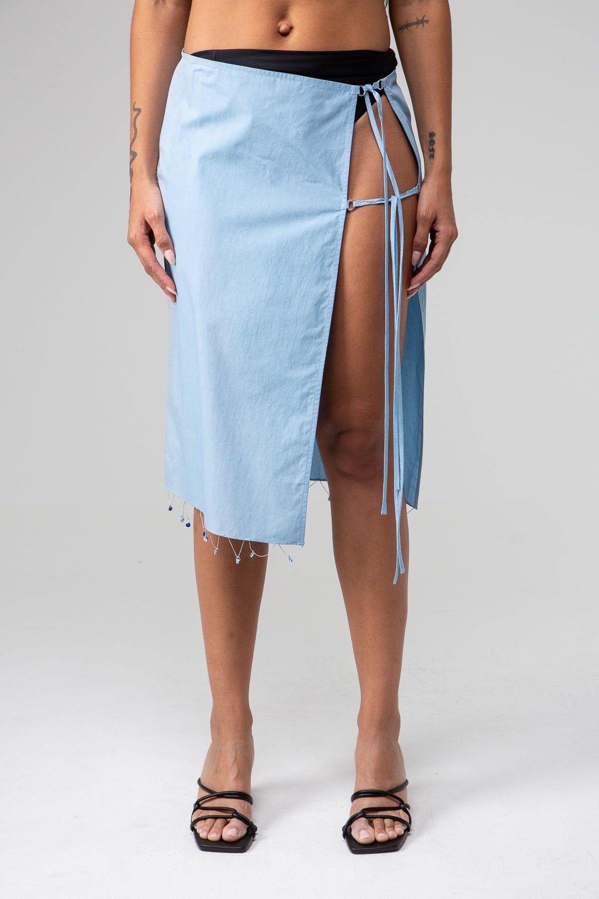 $480 NWT SUPRIYA LELE HIGH SPLIT SKIRT