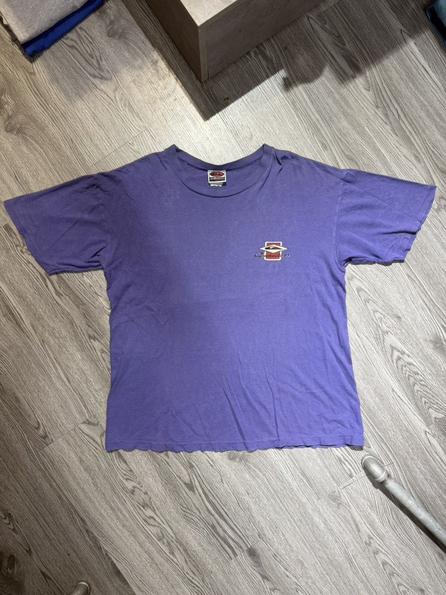Quiksilver 90’s QUICKSILVER RARE BACK CENTRAL LOGO VINTAGE SURF TSHIRT Size US XL / EU 56 / 4 - 2 Thumbnail