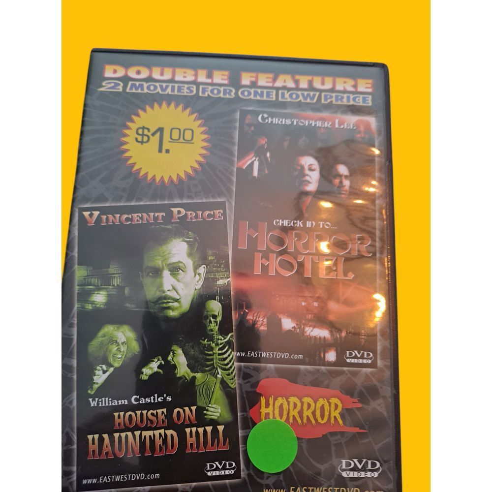 Other East West DVD Double Feature Horror Movies House on Haunted Size ONE SIZE - 2 Thumbnail