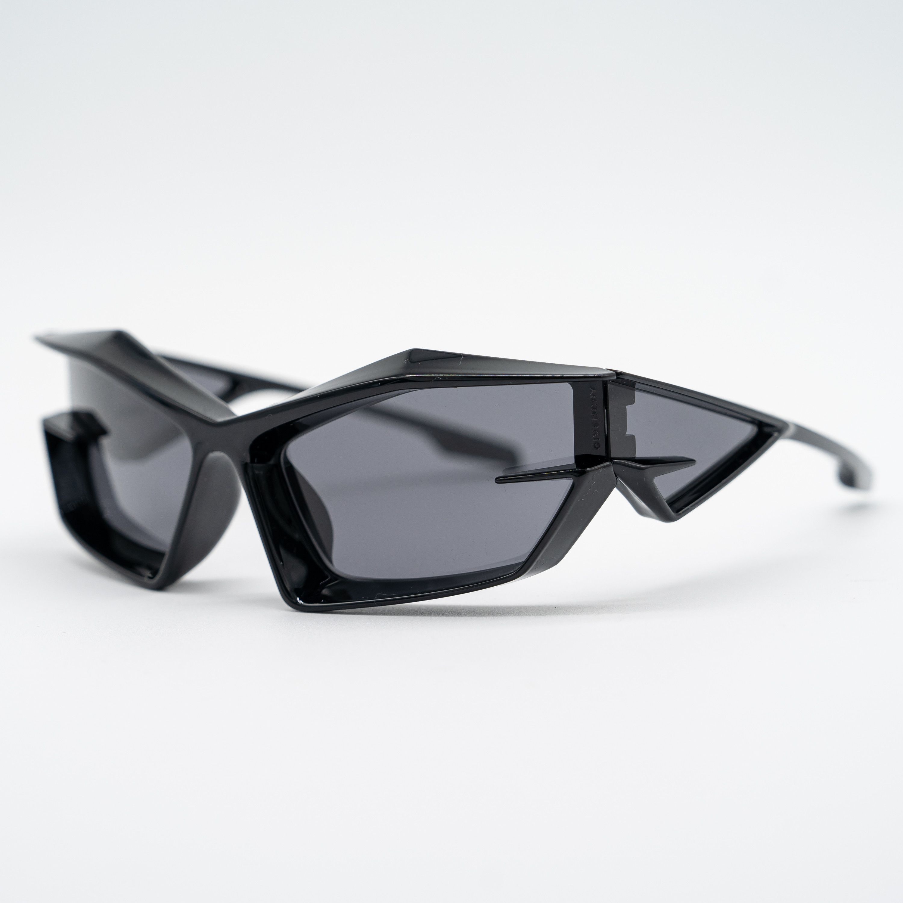 Givenchy Givenchy Giv Cut Shield Sunglasses Black Unisex Size ONE SIZE - 4 Thumbnail