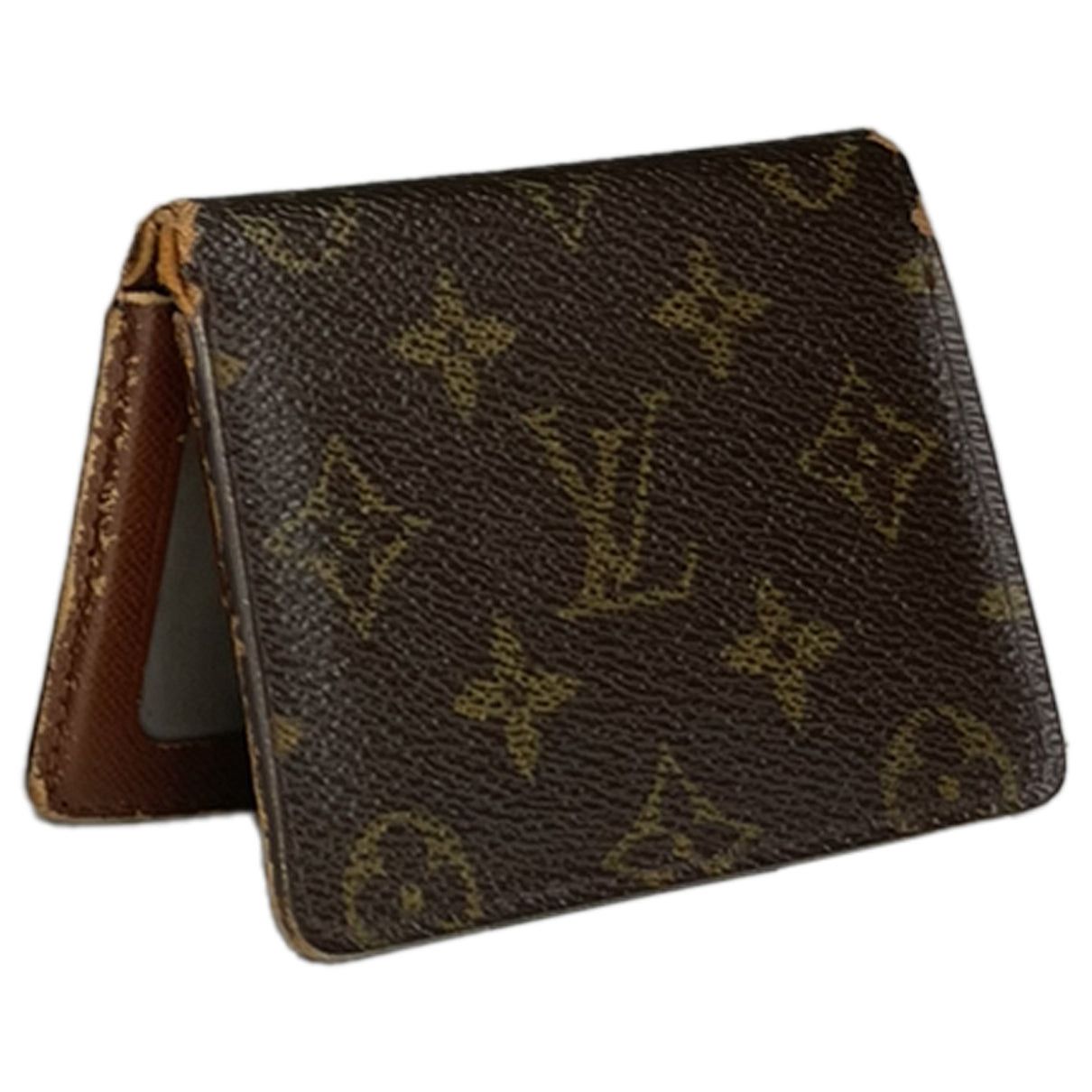 Louis Vuitton Brown Leather Purse Size ONE SIZE - 1 Thumbnail