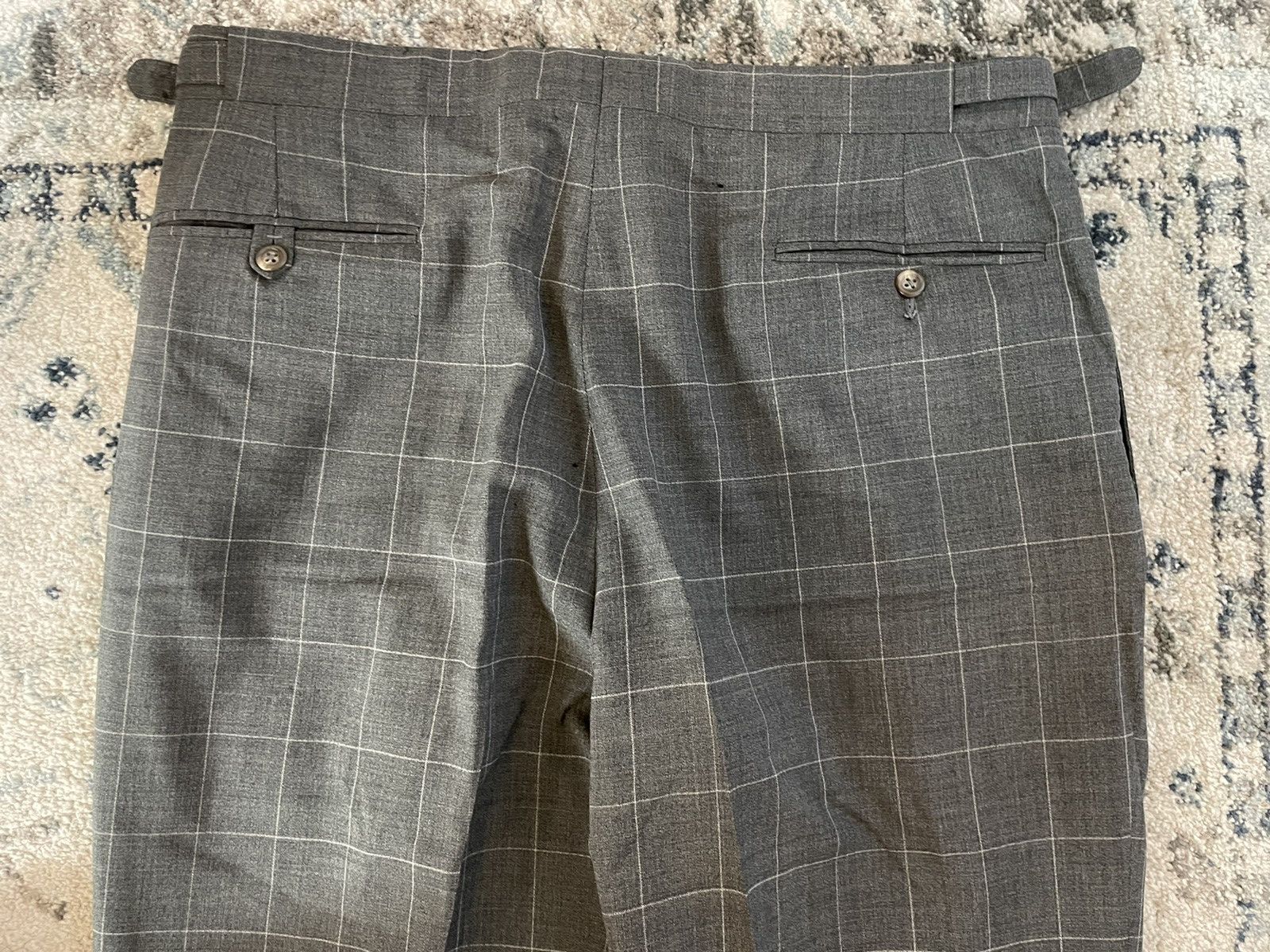 Polo Ralph Lauren × Vintage Vintage Tropical Weight Windowpane Trouser Size US 36 / EU 52 - 8 Thumbnail