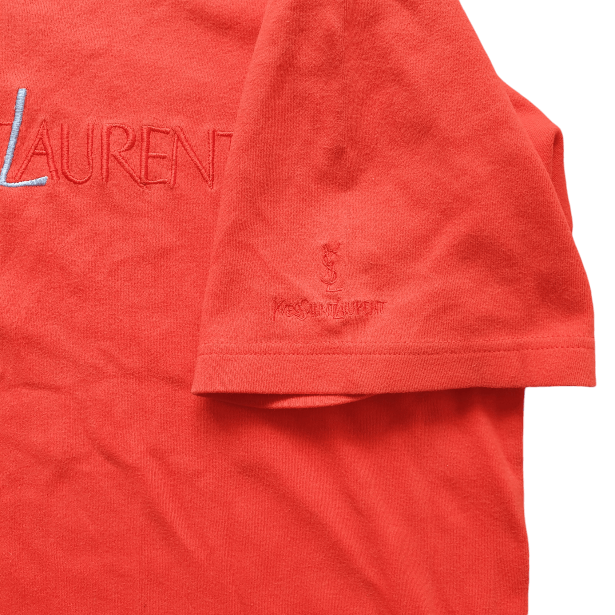 Yves Saint Laurent Vintage YSL Big Spellout T Shirt Size US S / EU 44-46 / 1 - 6 Thumbnail