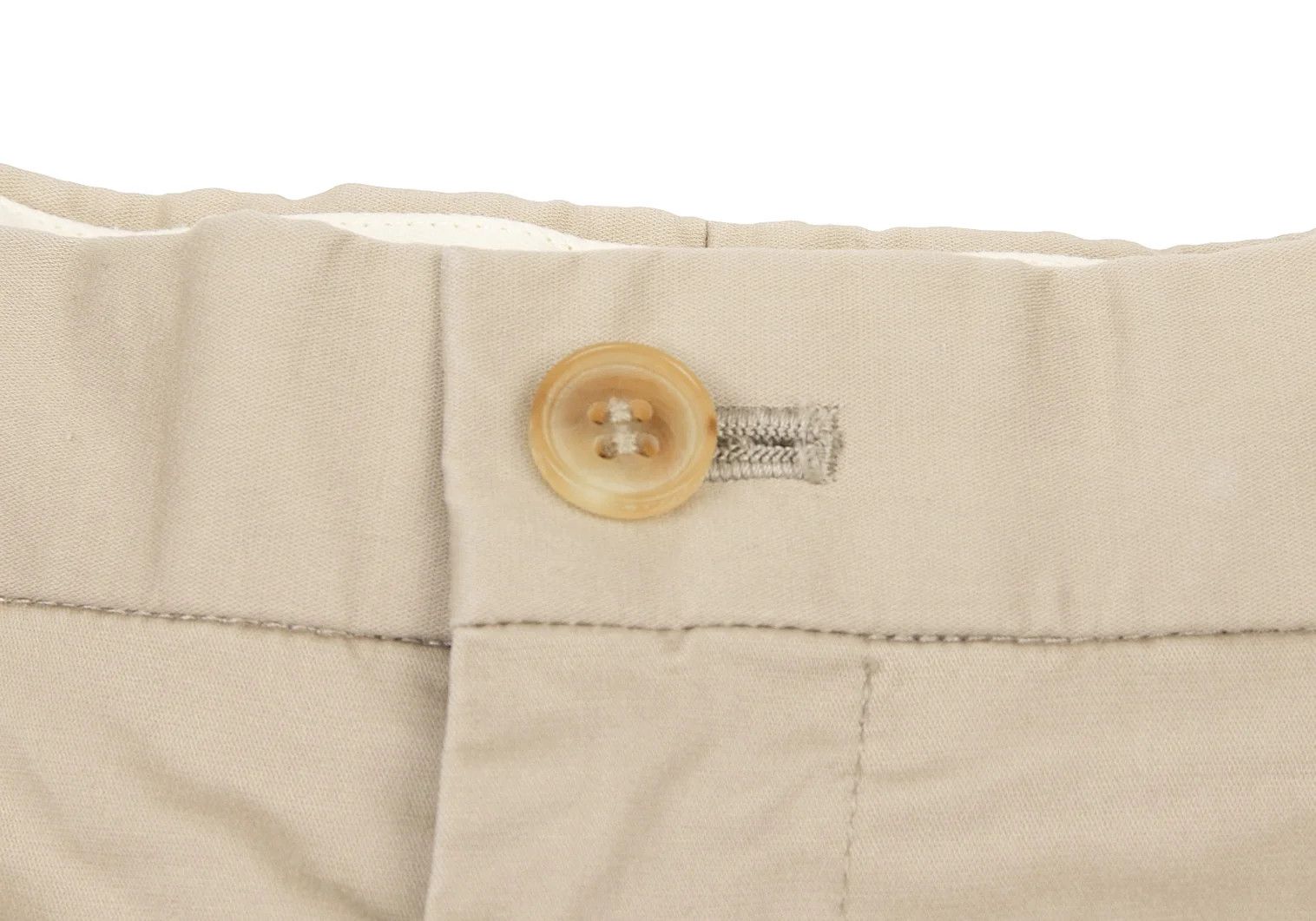 Issey Miyake Stretch Cotton Tapered Pants in Beige Size US 32 / EU 48 - 6 Thumbnail