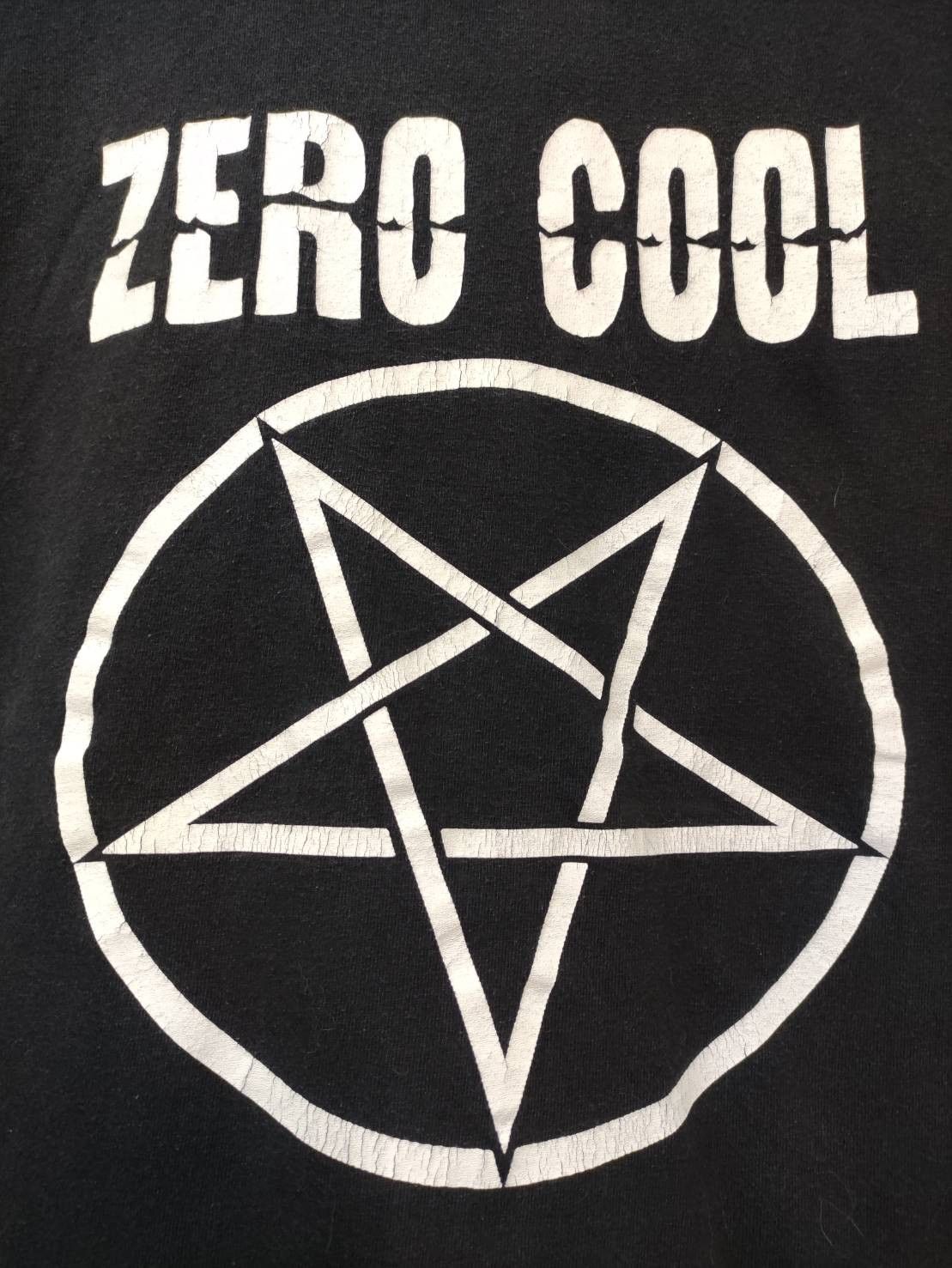 Band Tees Vtg 00's Zero Cool Band Pentagram Logo T-Shirt Size US M / EU 48-50 / 2 - 3 Thumbnail
