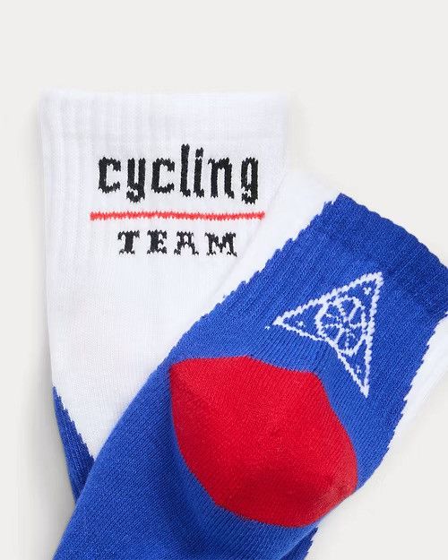 Polo Ralph Lauren Polo Ralph Lauren Polo Sport Mismatched Quarter Socks Ankle Size ONE SIZE - 2 Thumbnail