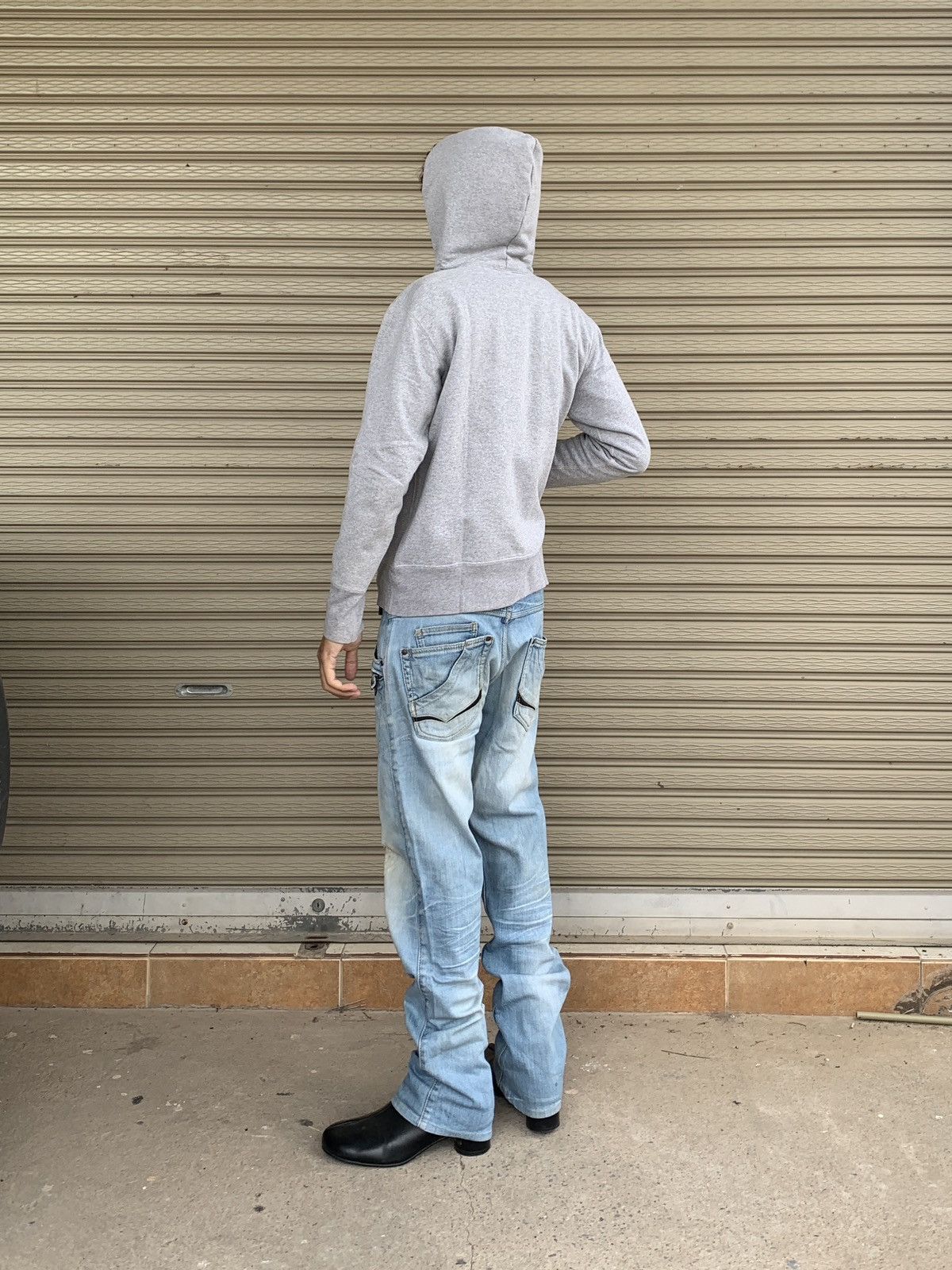 Nicole Club Nicloe Club For Men Bootcut Jeans Distressed ERD Size US 32 / EU 48 - 5 Thumbnail
