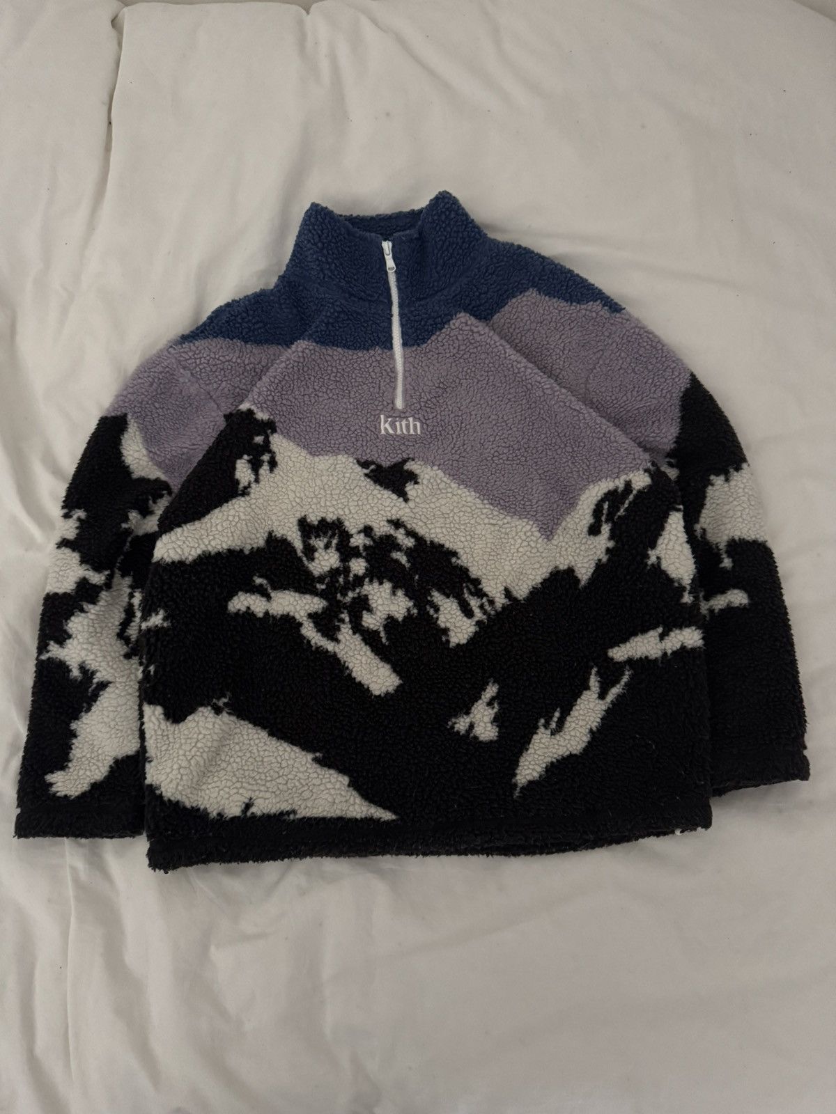 Kith Claremont Sherpa Quarter Zip | Grailed
