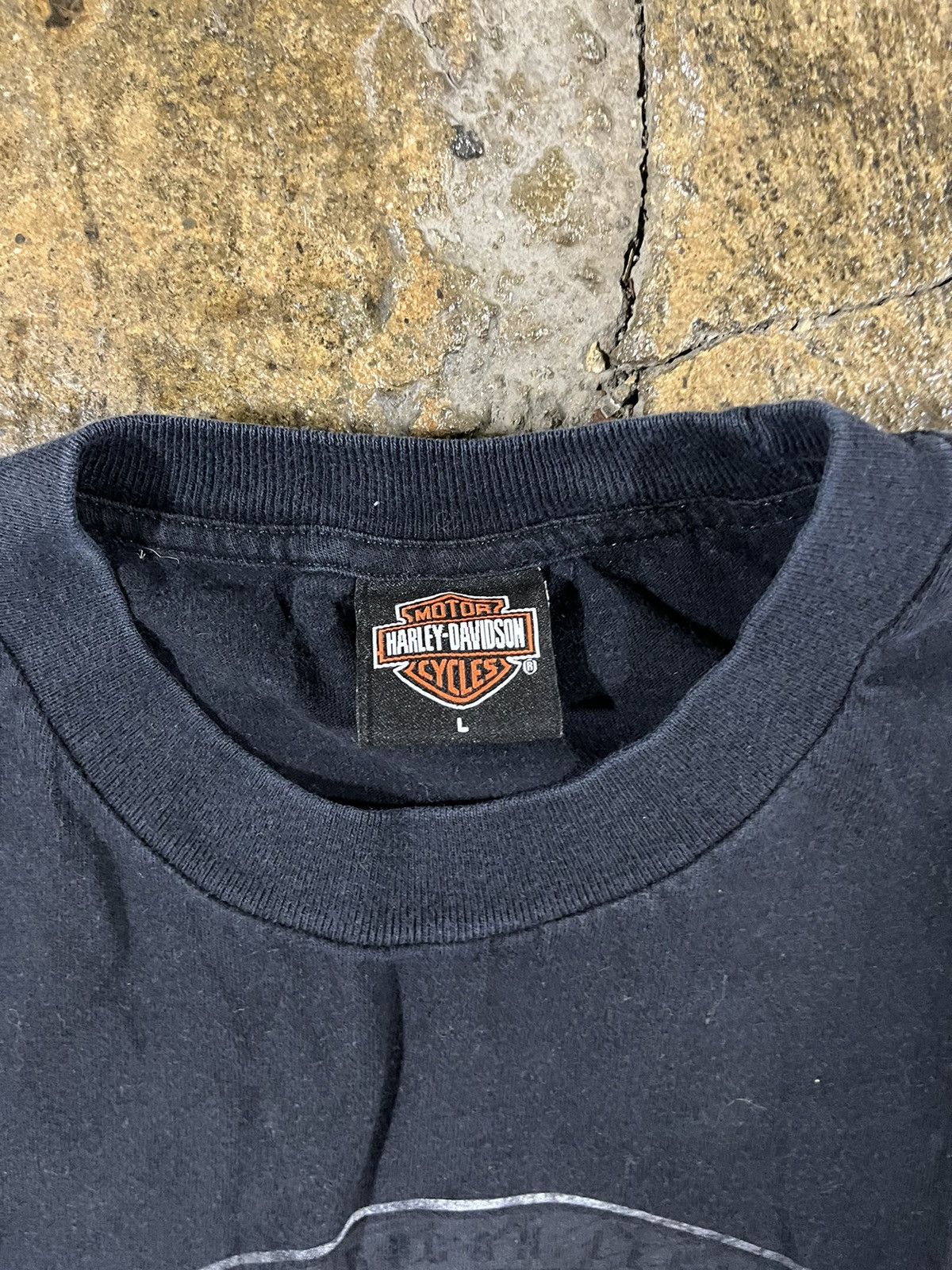 Harley Davidson × Vintage Crazy Vintage Harley Davidson Eagle Grunge Biker Tee Shirt Size US L / EU 52-54 / 3 - 5 Thumbnail