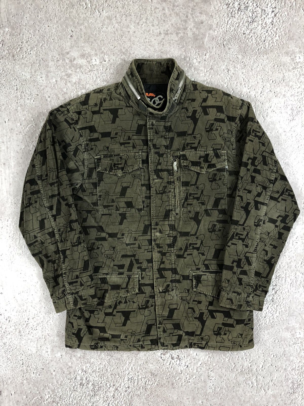 image of Stussy Vintage Camo Jacket, Men's (Size XL)
