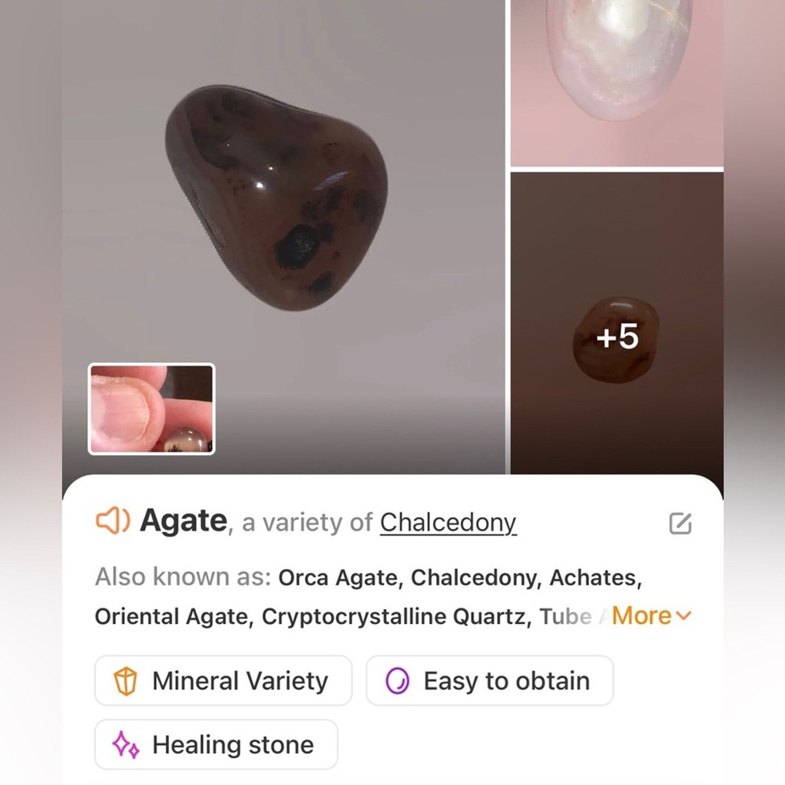 Other Handcrafted art glass genuine stone agate opalite earrings Size ONE SIZE - 6 Thumbnail