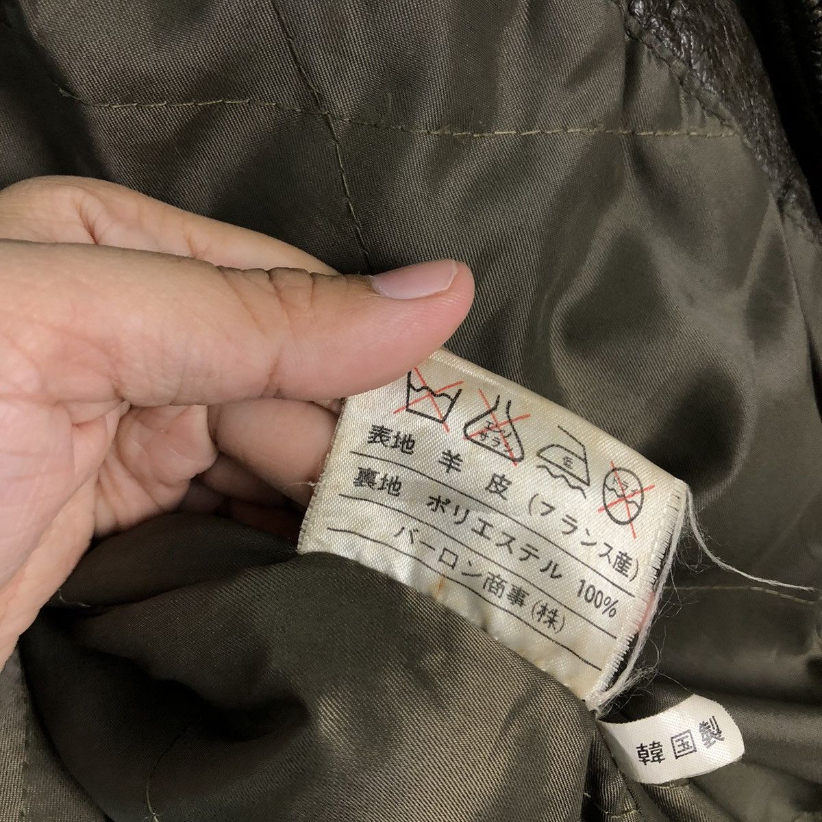 Japanese Brand 🔥90s RARE VINTAGE GENUINE BOMBERLEATHER JACKET CONTEMPORARY Size US L / EU 52-54 / 3 - 13 Thumbnail