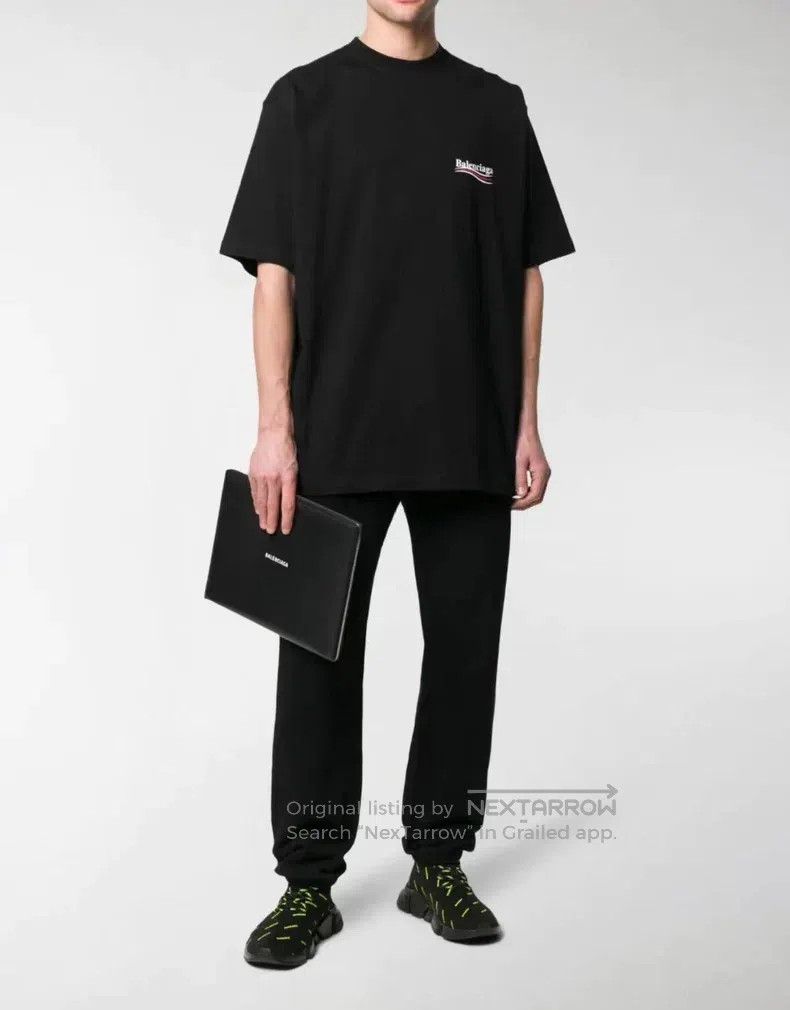 Balenciaga Balenciaga Coke print wave logo loose fit short-sleeve Size US S / EU 44-46 / 1 - 8 Thumbnail