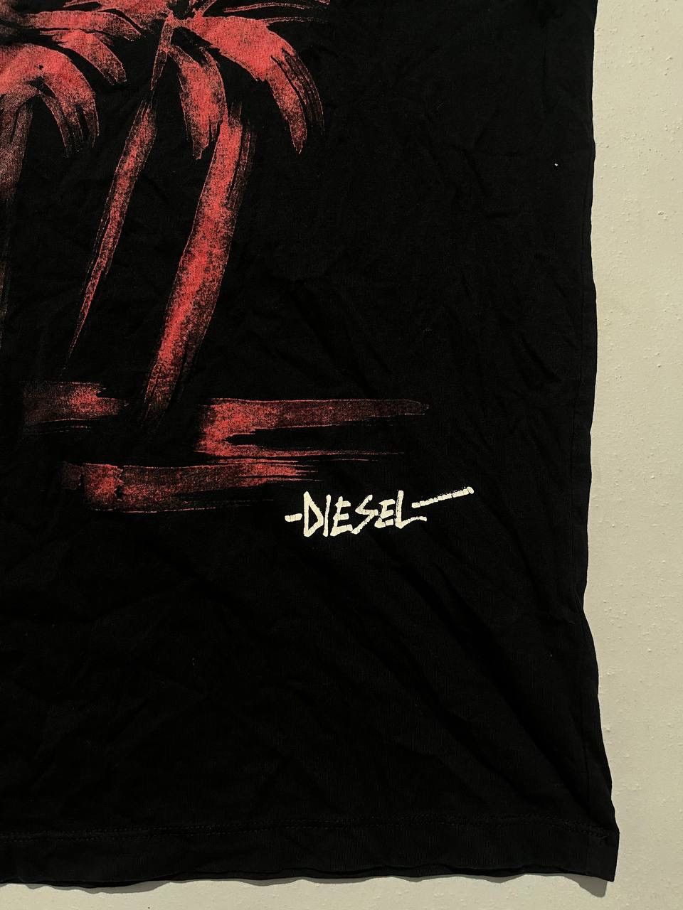 Diesel Vintage Diesel Say Aloha Black Tee Size US M / EU 48-50 / 2 - 2 Thumbnail