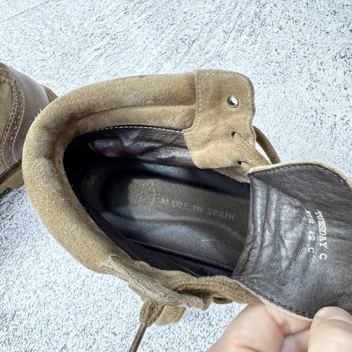 Designer × Panama Jack Panama Jack Brogue Boots US9 UK8 EU42 27cm Size US 9 / EU 42 - 12 Thumbnail