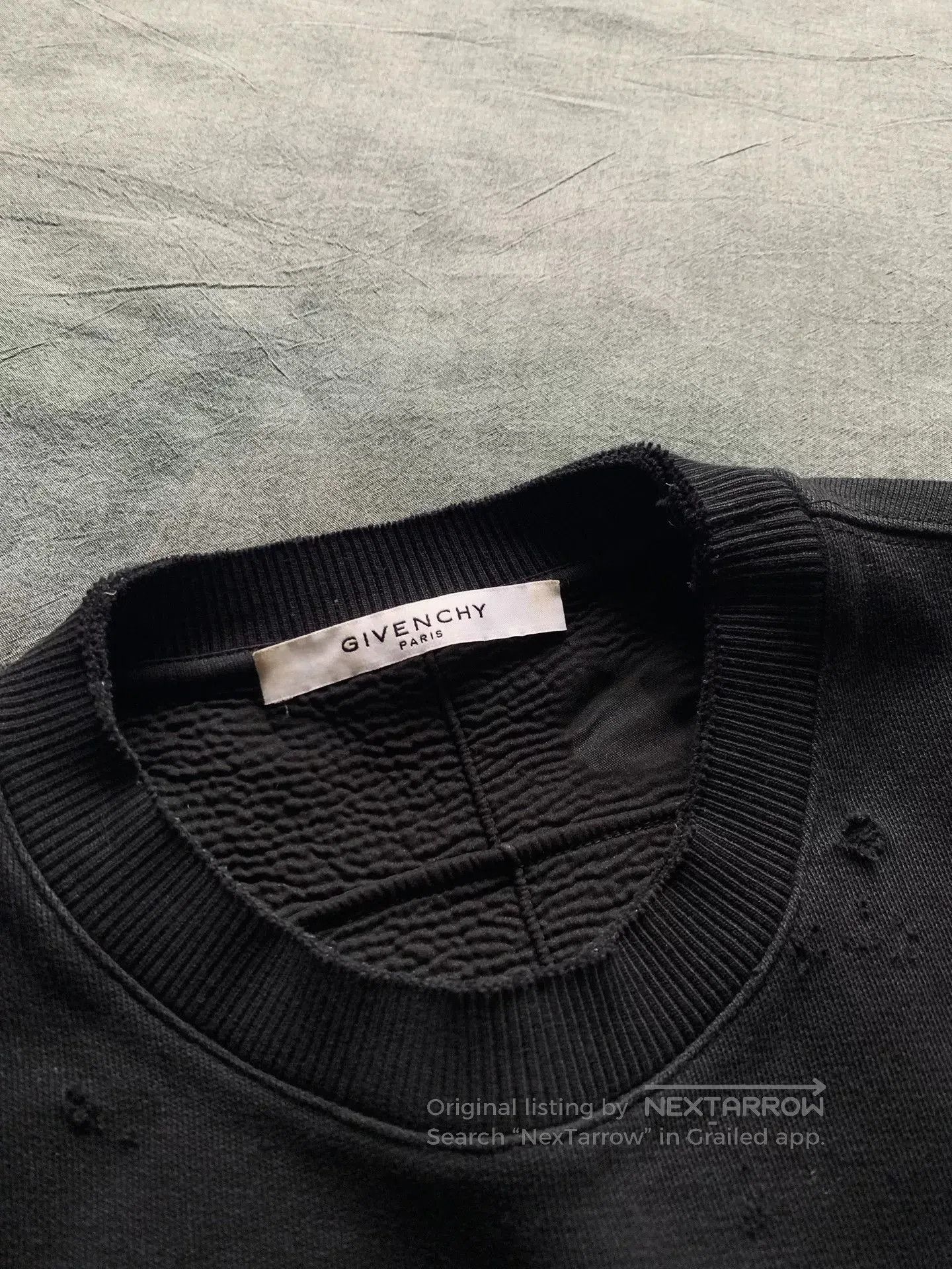 Givenchy Givenchy Double Layer Distressed Sweatshirt. Size US M / EU 48-50 / 2 - 5 Thumbnail