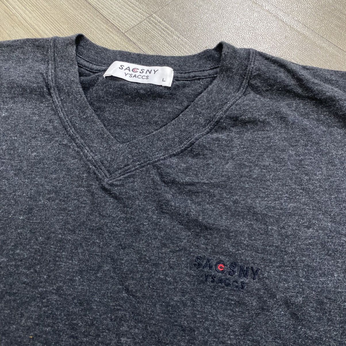 Yohji Yamamoto Sacsny Y'saccs By Yohji Yamamoto Plain Small Logo Tee Size US M / EU 48-50 / 2 - 4 Thumbnail