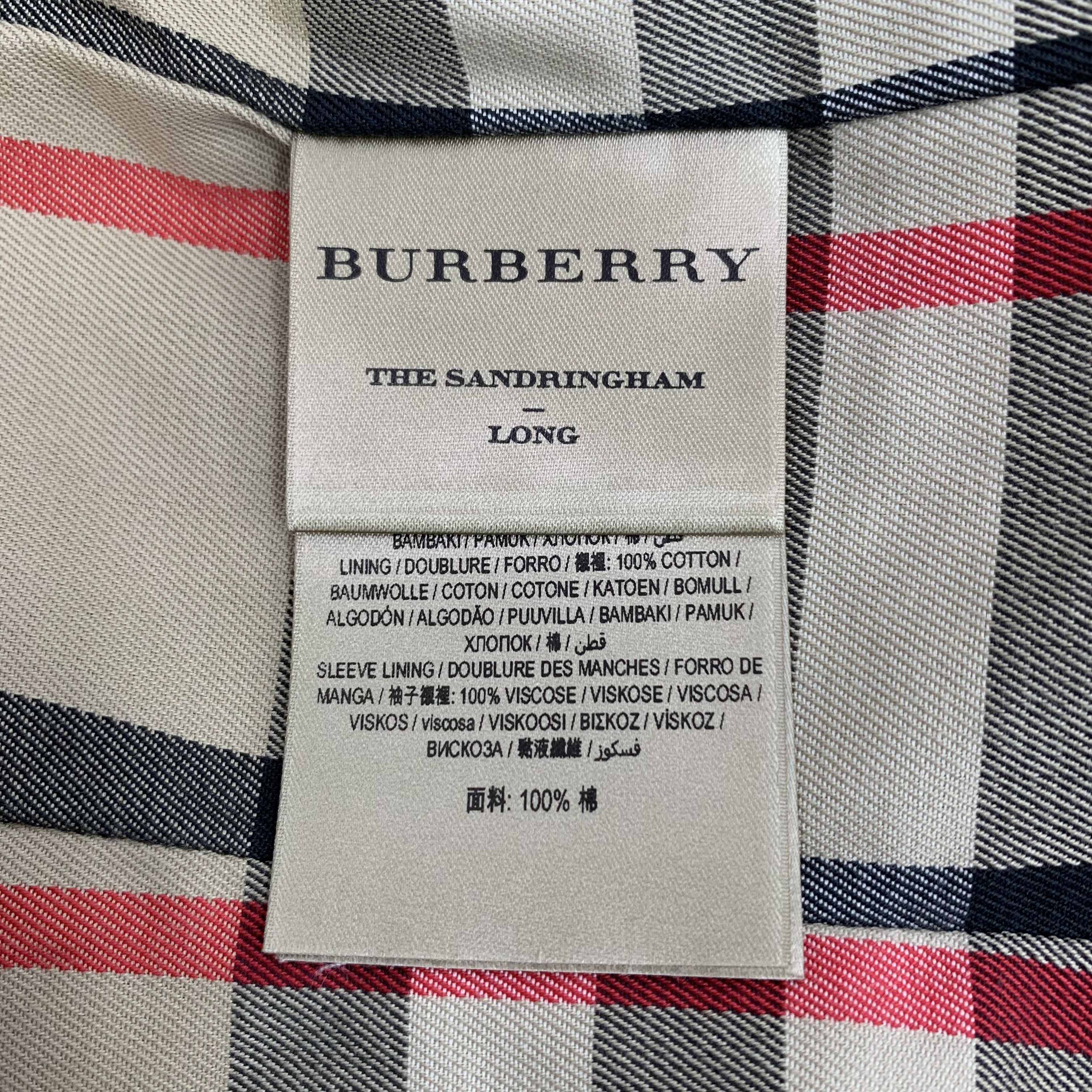 Burberry brown belted trench coat