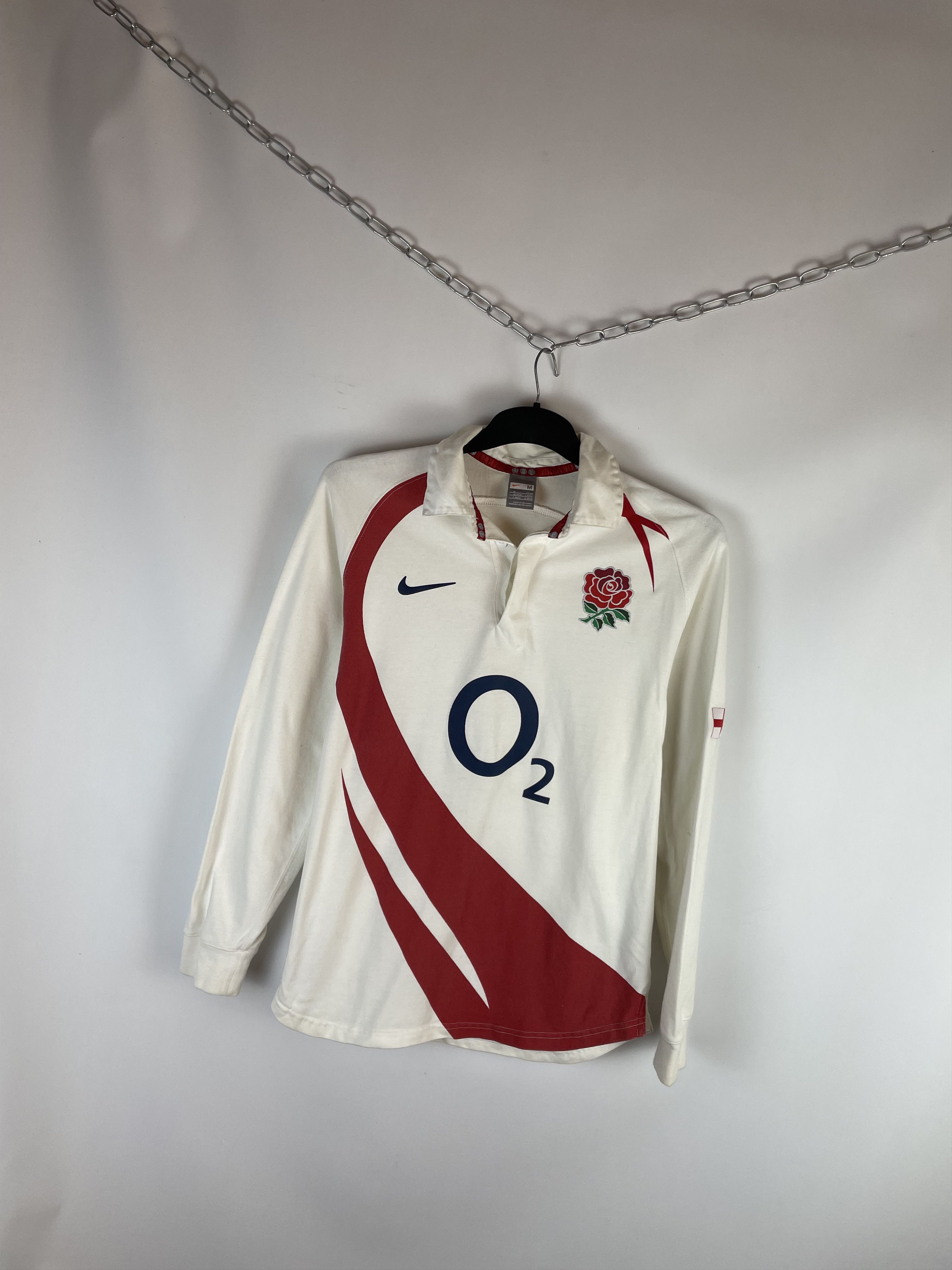 Nike Vintage England Rugby League Nike O2 Long-sleeve T-shirts Size US M / EU 48-50 / 2 - 2 Thumbnail