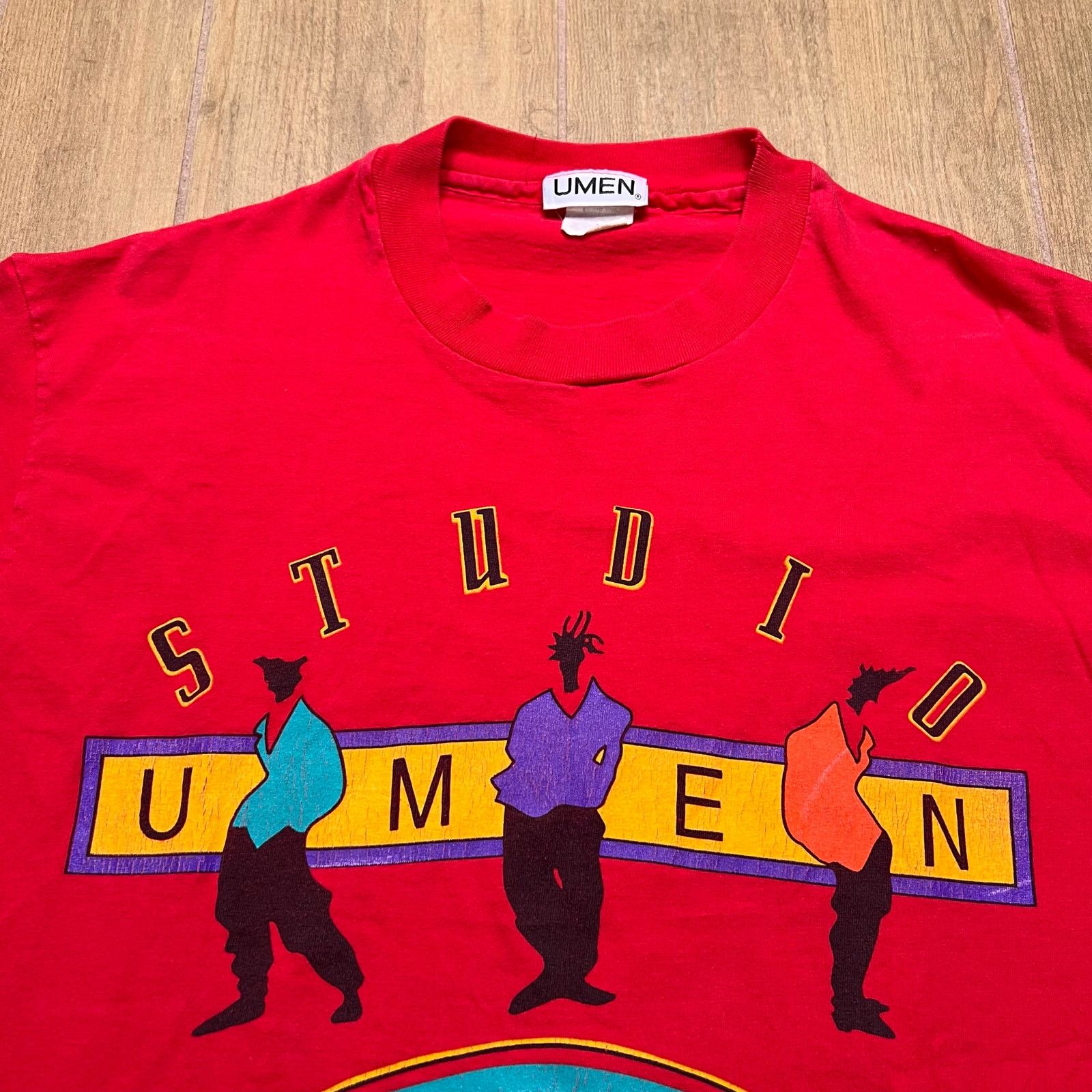 Vintage VINTAGE 80S STUDIO UMEN BOXY WIDE T SHIRT SZ L RED Y2K Size US L / EU 52-54 / 3 - 3 Thumbnail