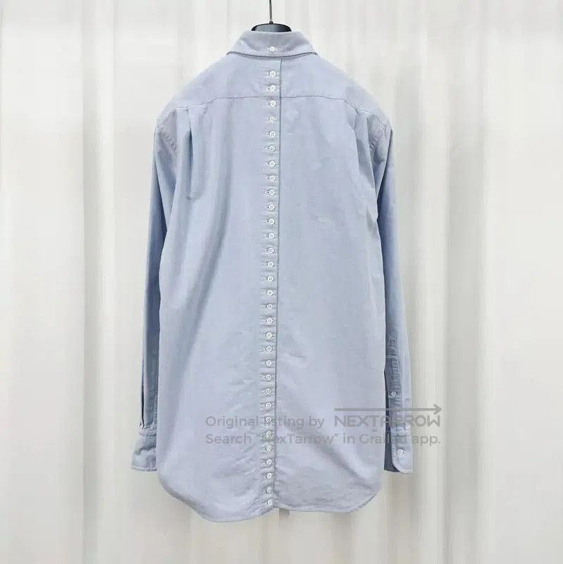Thom Browne Thom Browne Long Sleeve Logo Shirt . Size US M / EU 48-50 / 2 - 2 Thumbnail