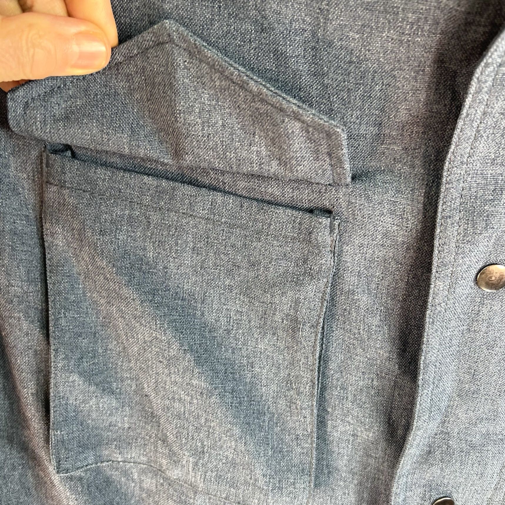 Vintage Scandia Woods Shirt Jacket Mens XL Blue Button Snap Military Jacket Casual, Travel, Hiking, Hunting, Walking Mens XL Blue Scandia Woods Shirt Jacket Size US XL / EU 56 / 4 - 6 Thumbnail