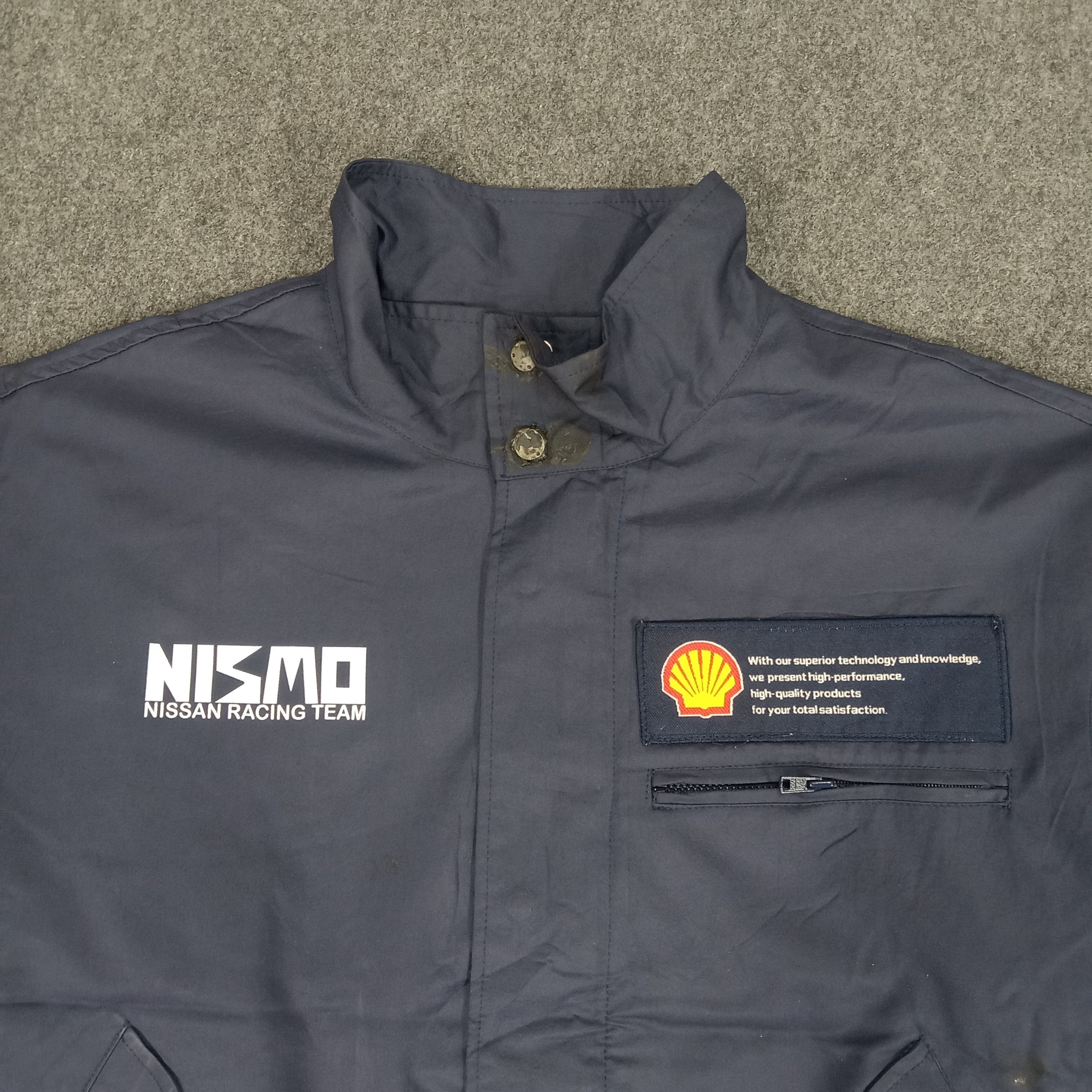 Japanese Brand × Vintage Shell Nismo Nissan Racing Team Custom Art Jacket Size US L / EU 52-54 / 3 - 2 Thumbnail