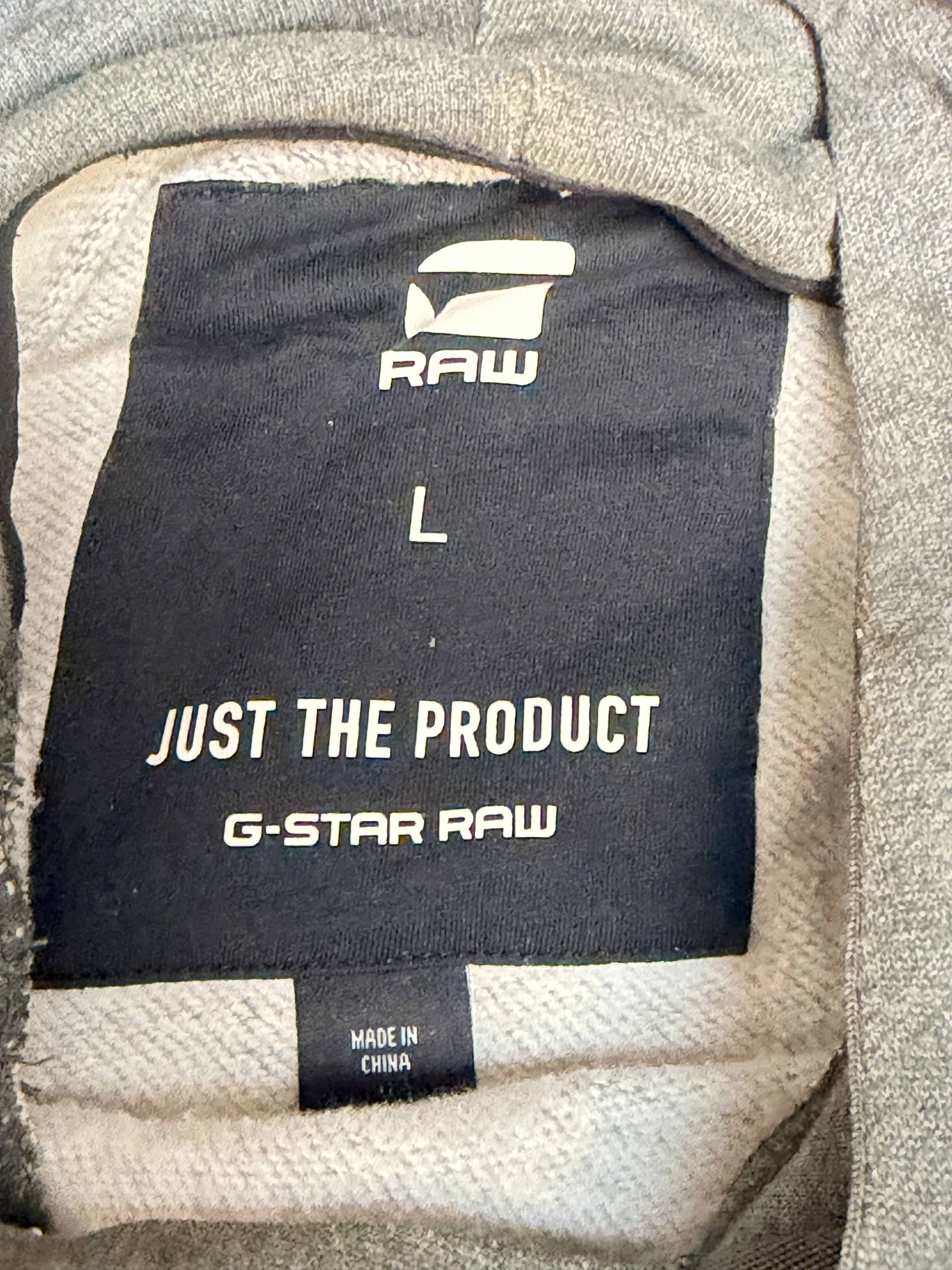 G-Star G-Star RAW Men's Gray Hoodie Size L In Great Shape!! Size US L / EU 52-54 / 3 - 4 Thumbnail