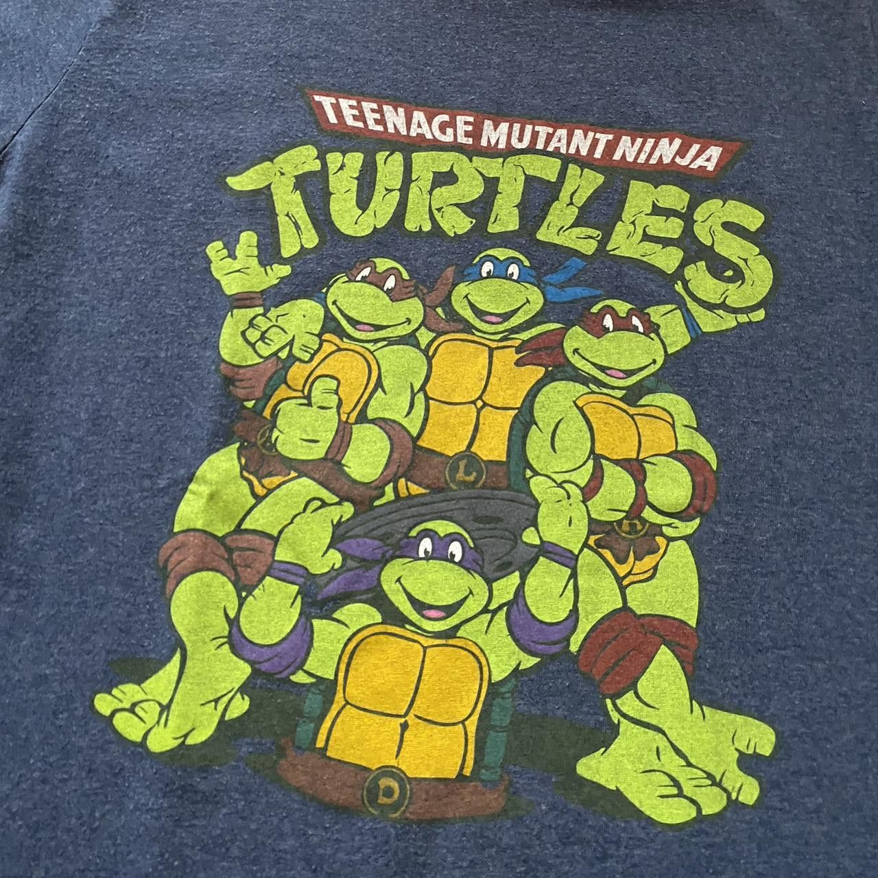 Other Blue vintage y2k Movie Teenage Mutant Ninja Turtle Size US M / EU 48-50 / 2 - 2 Thumbnail