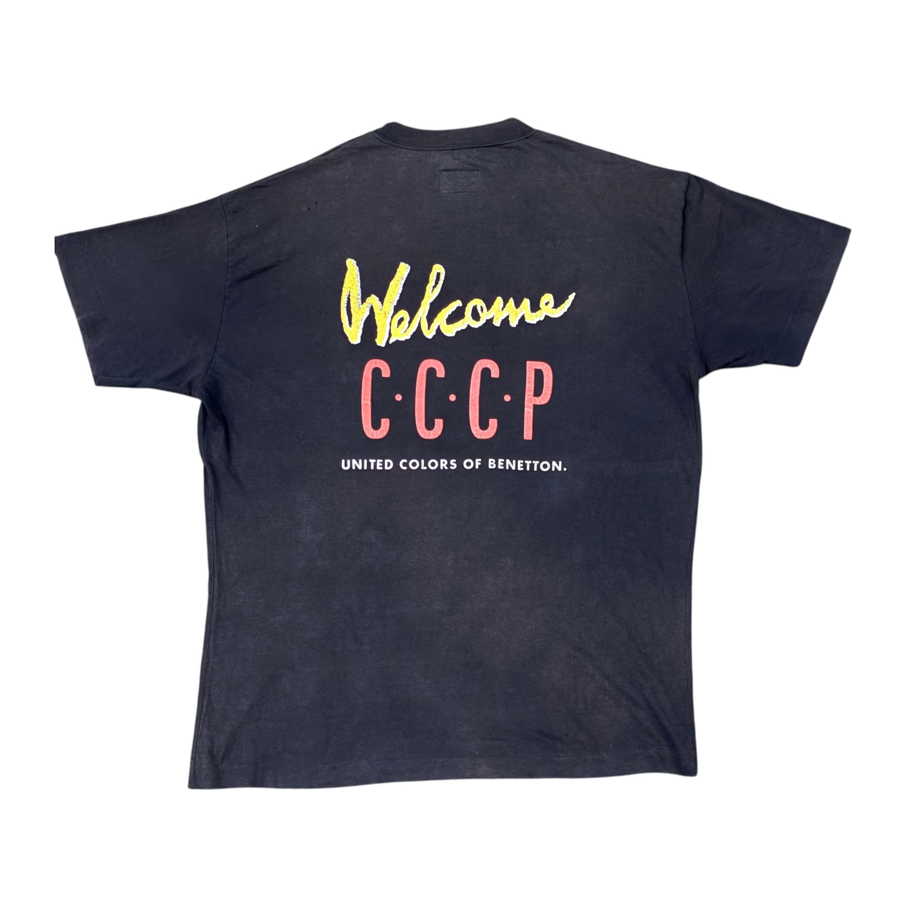 United Colors Of Benetton Early 90s USSR Welcome CCCP United Colors of Benetton Size US L / EU 52-54 / 3 - 1 Thumbnail