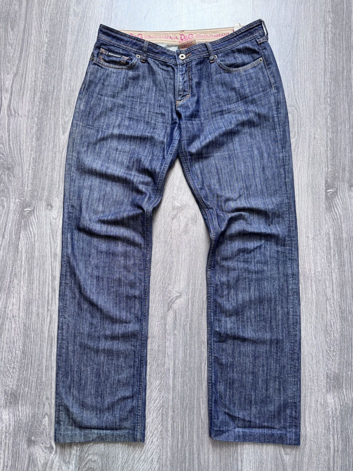 Dolce & Gabbana Vintage Dolce Gabbana Navy Denim Pants Size US 31 - 1 Thumbnail
