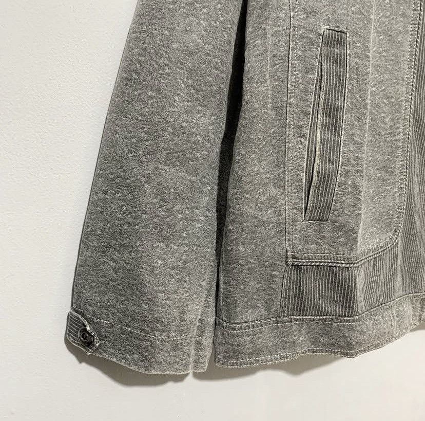 Armani Exchange Armani Exchange Vintage Wool Leather Jacket Size US L / EU 52-54 / 3 - 9 Thumbnail