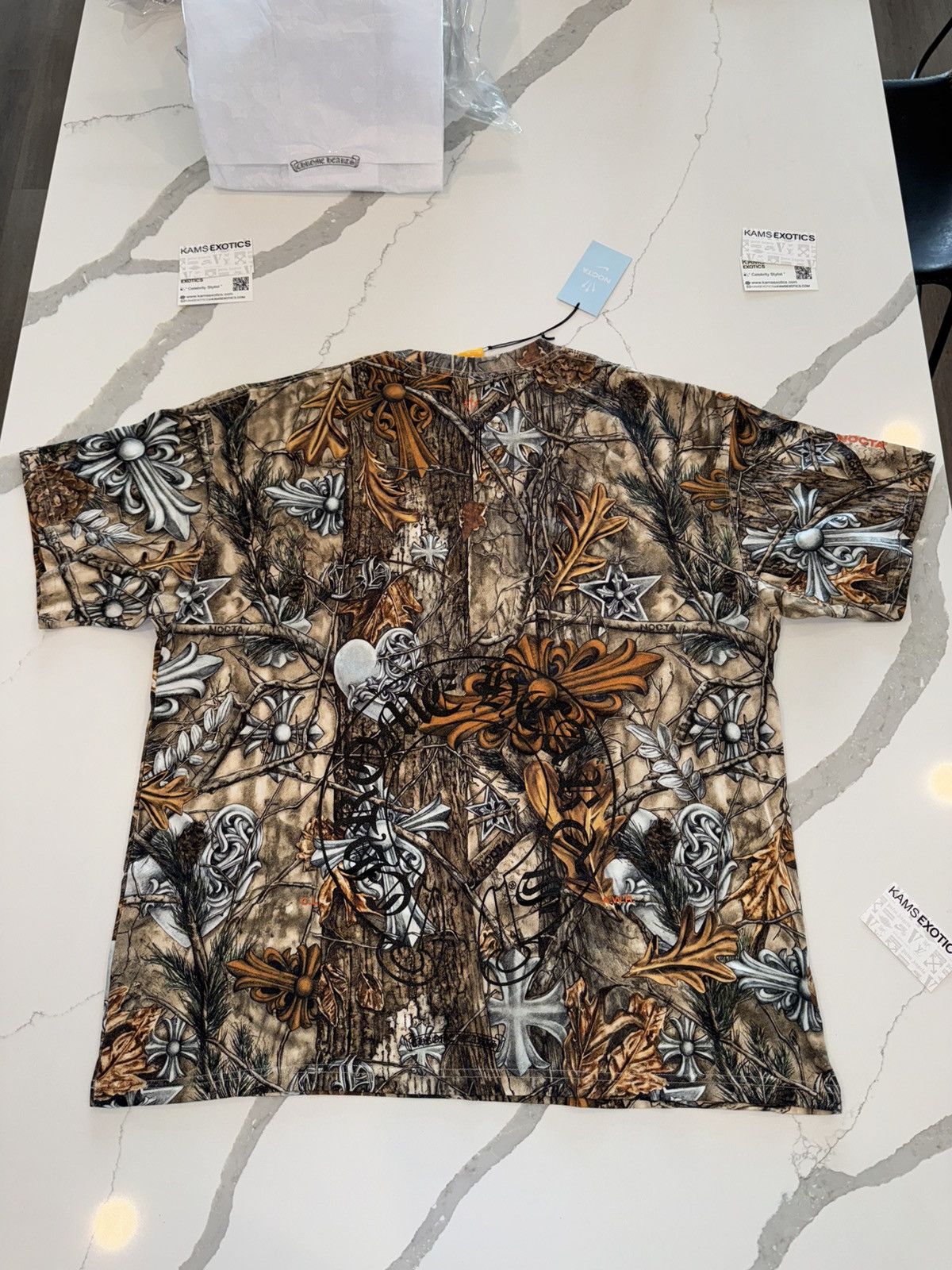 Chrome Hearts × Drake CHROME HEARTS × NOCTA X DRAKE CAMO HORSESHOE TEE Size US XL / EU 56 / 4 - 3 Thumbnail